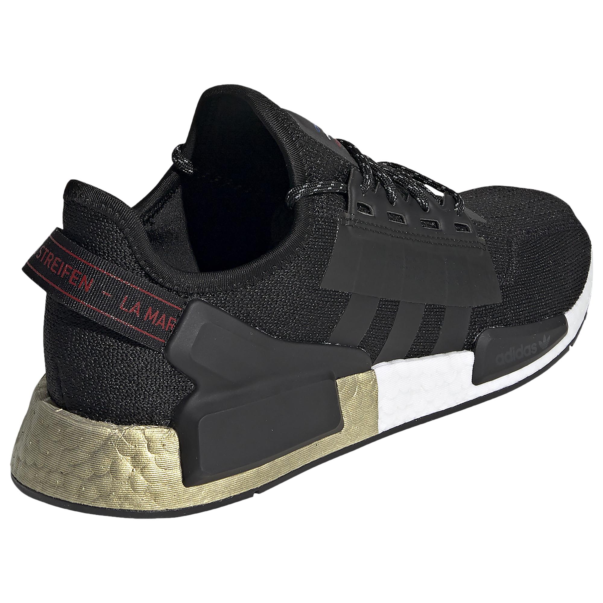 versace x adidas nmd r1 black gold