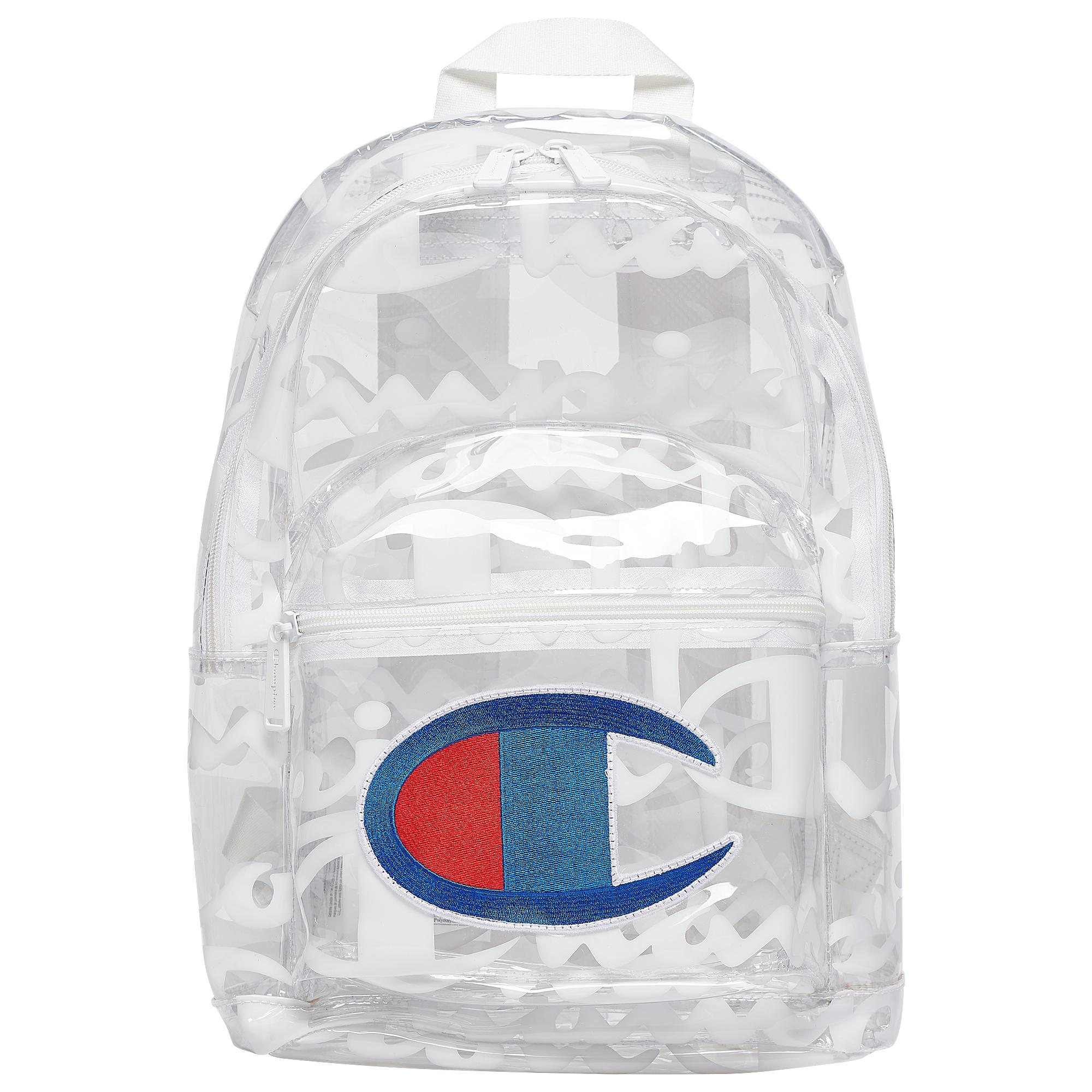 champion clear backpack