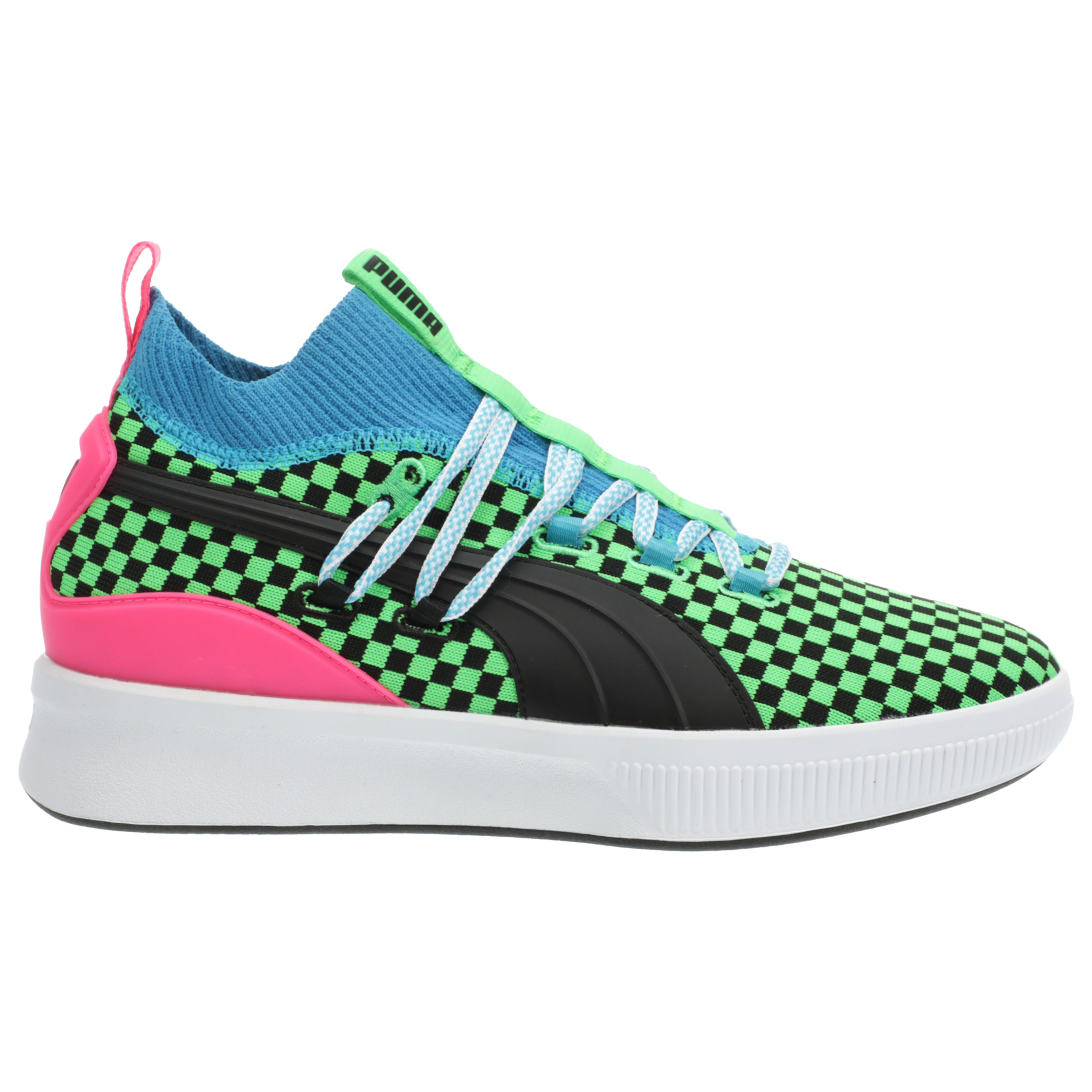 PUMA Rubber Clyde Court - Basketball Shoes in Green for Men - Lyst