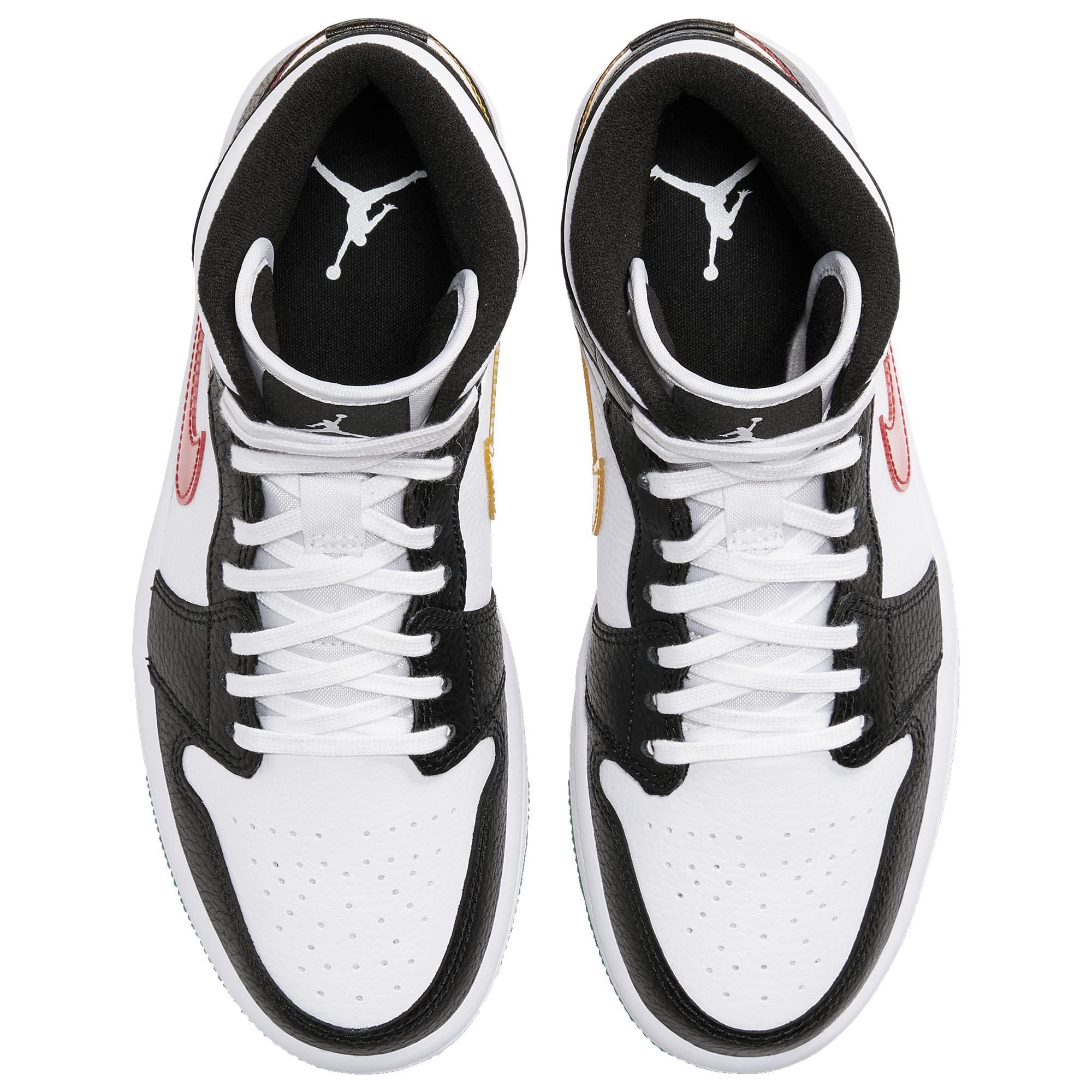 red white and black nike basketball shoes
