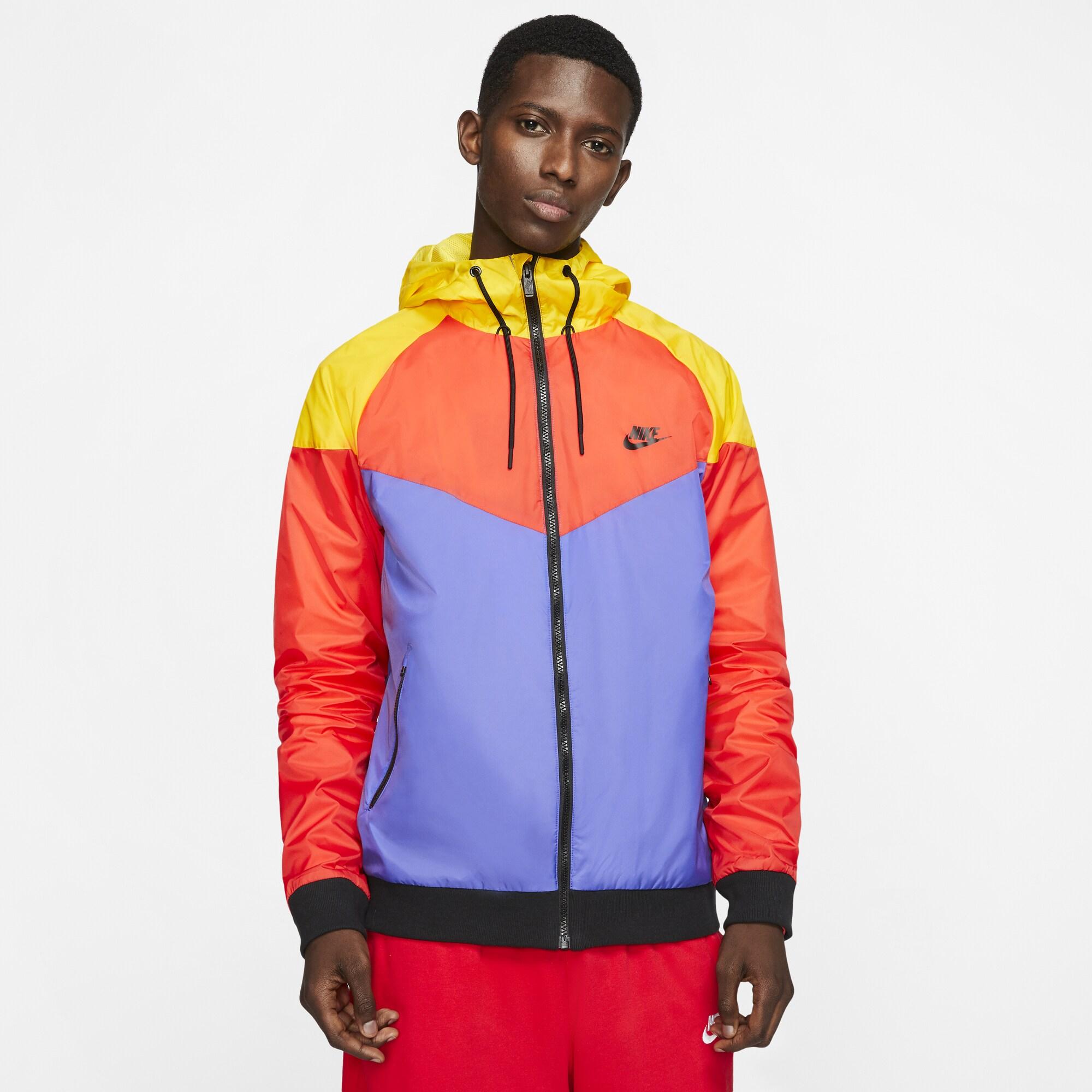 Nike Synthetic Amplify Windrunner Jacket in Red for Men - Lyst