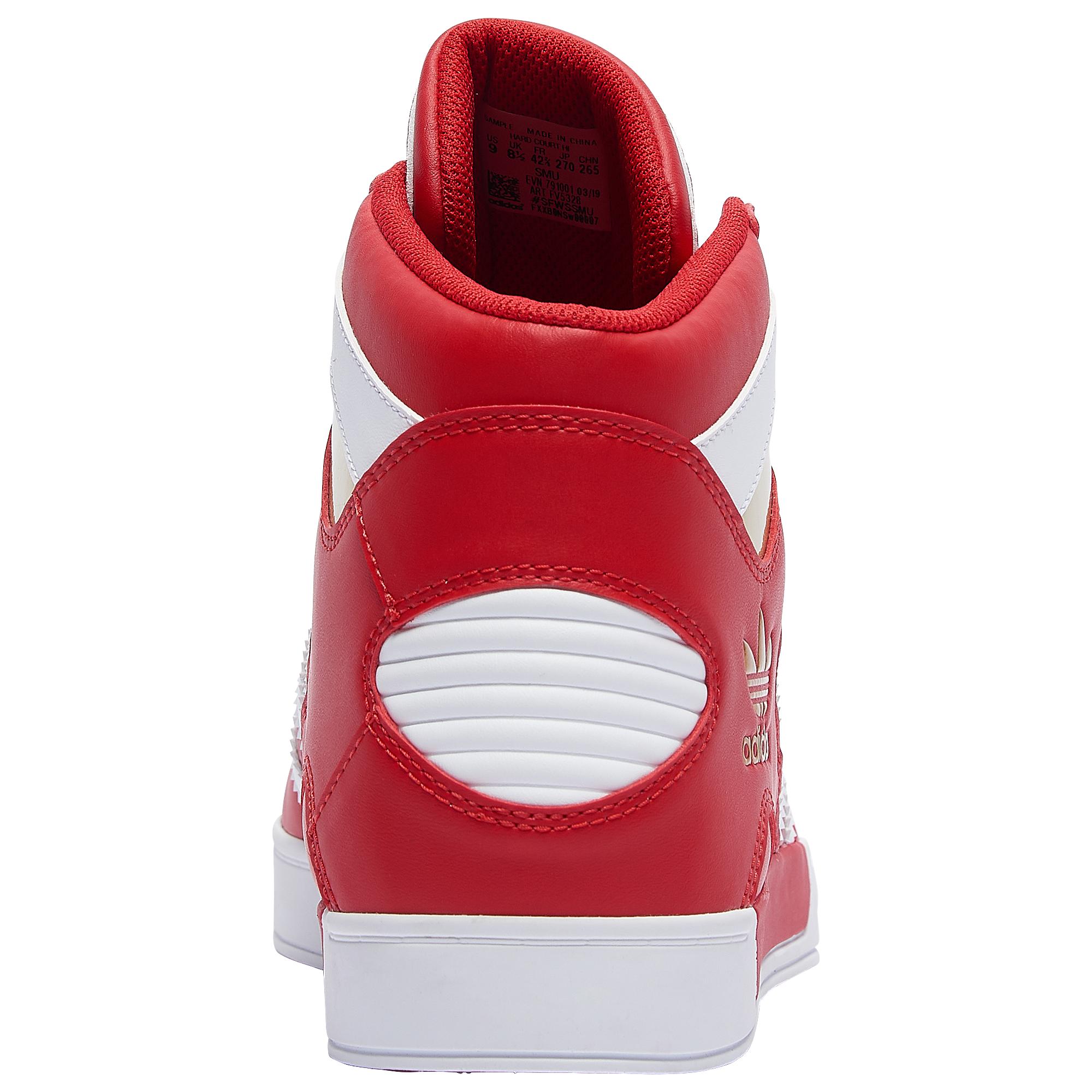 adidas Originals Leather Hardcourt in Red/White Gold Metallic (Red) for Men  | Lyst