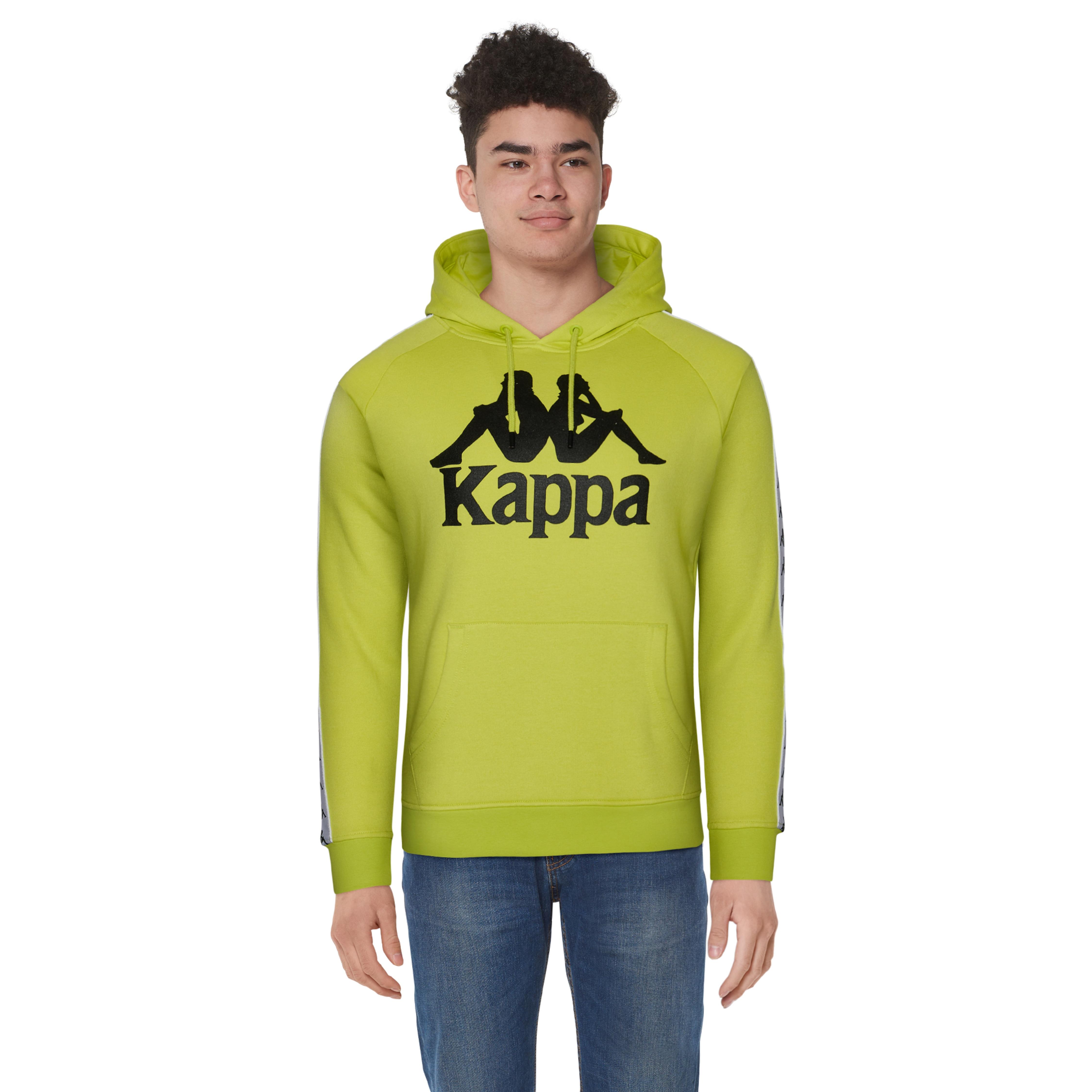 kappa lime green hoodie