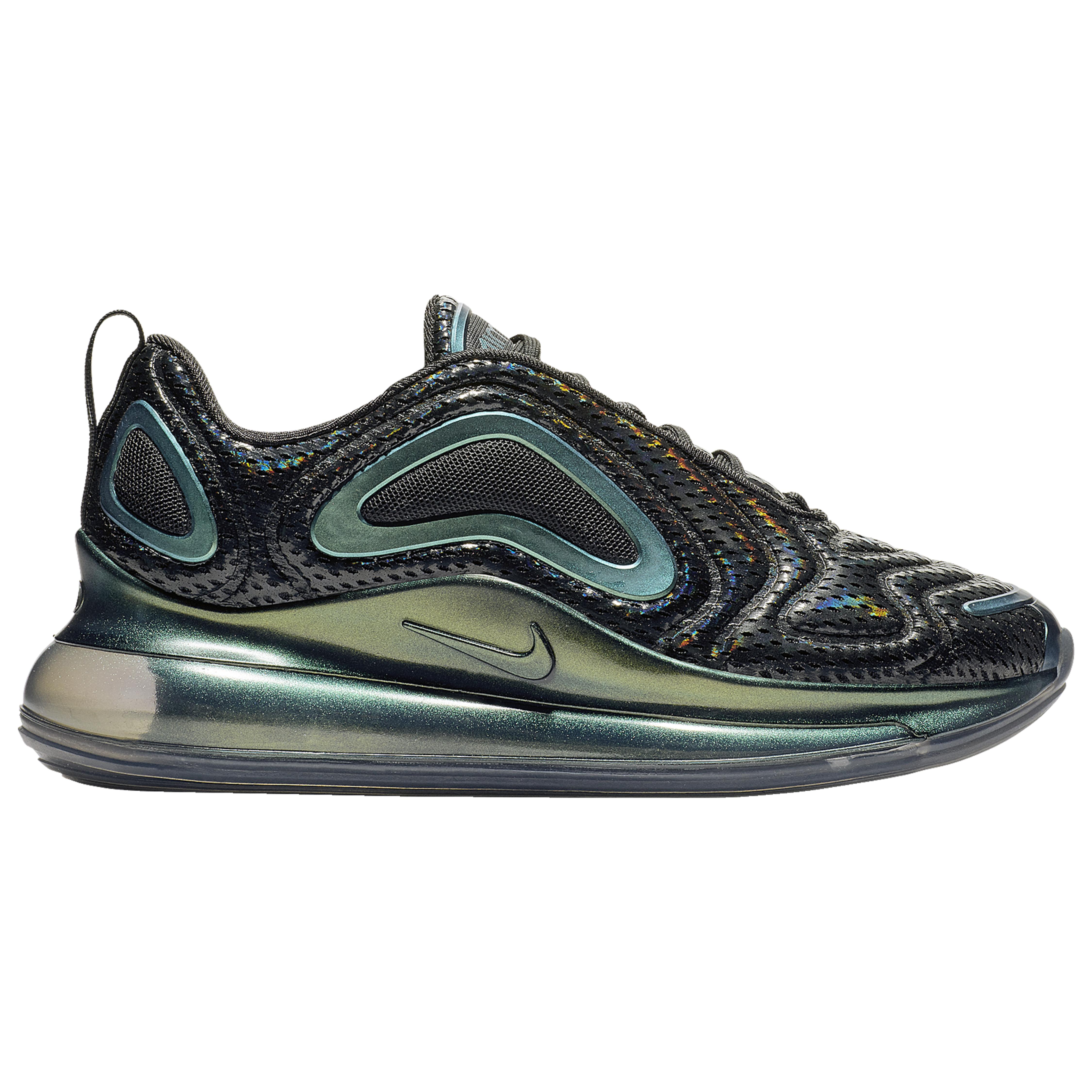 Nike Rubber Air Max 720 - Shoes in Black/Black/Metallic Silver (Black) - Lyst