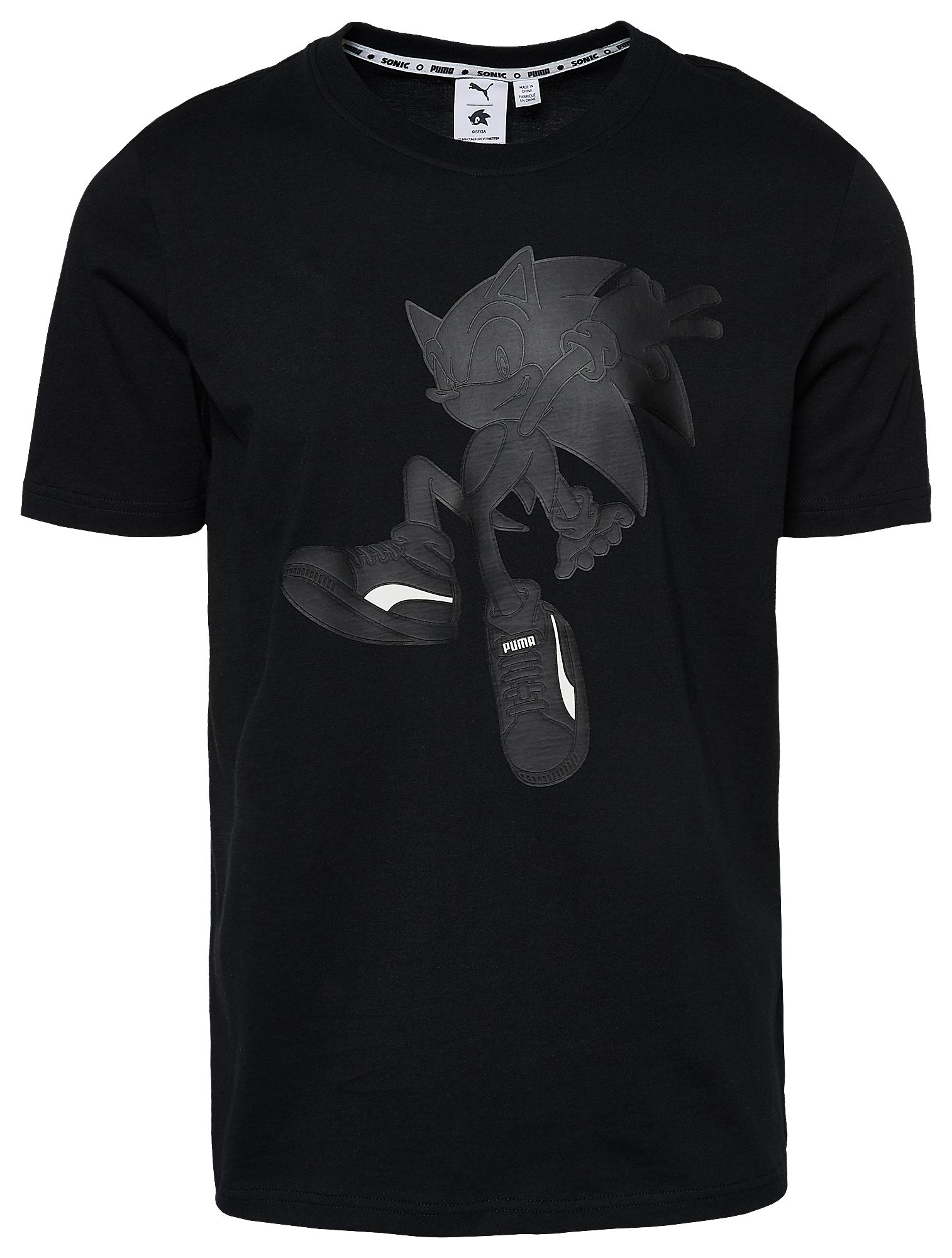 PUMA Cotton Sonic T-shirt in Black for Men | Lyst