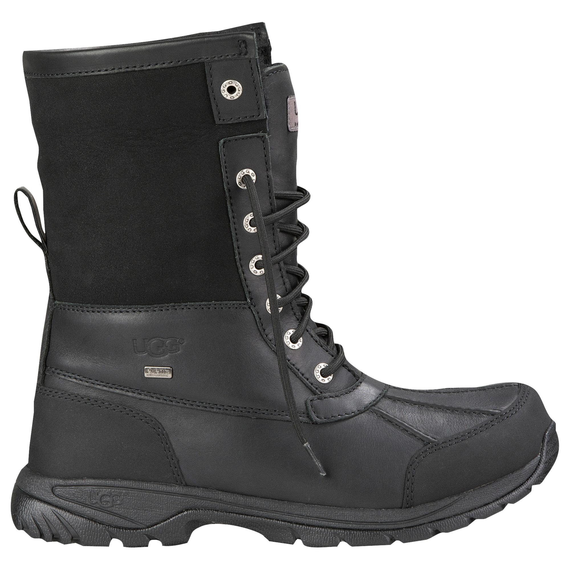 UGG Leather Butte Active Outdoor Boots in Black for Men - Lyst