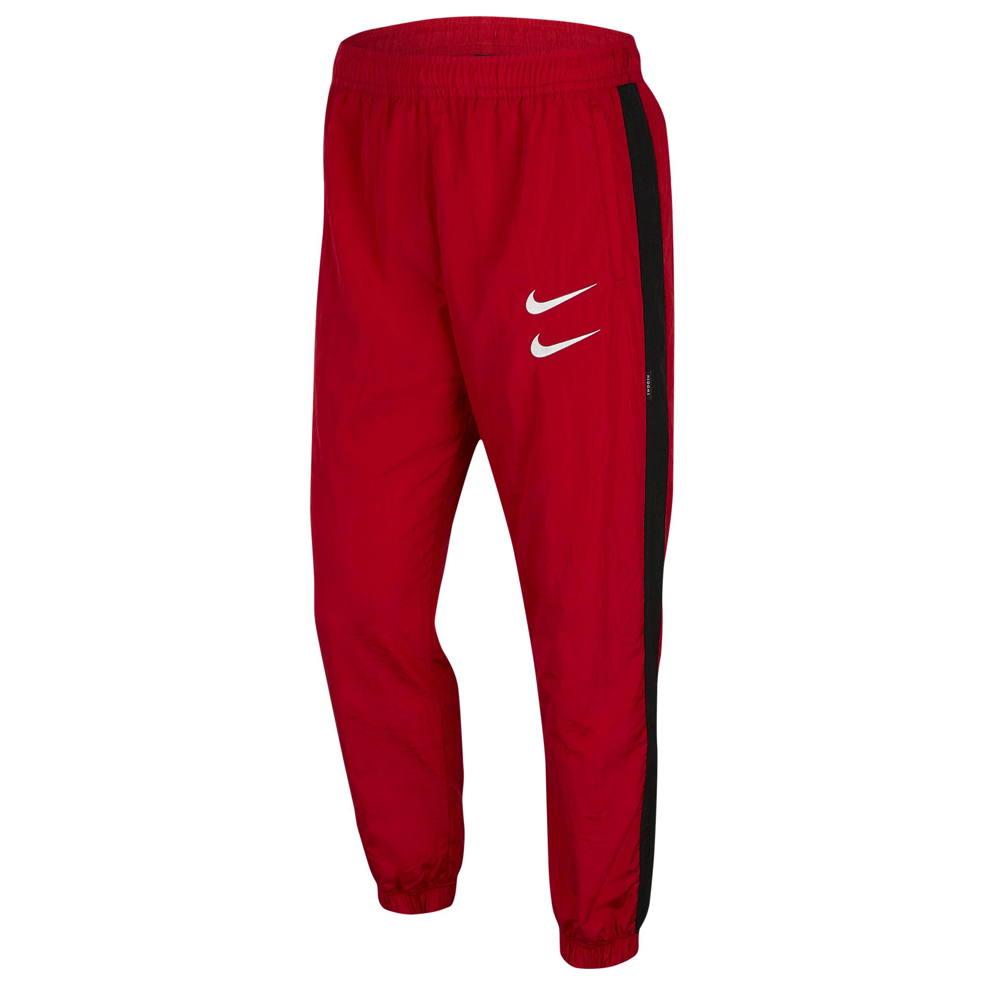Nike Synthetic Swoosh Woven Pants in University Red/Black/White (Red) for Men - Lyst