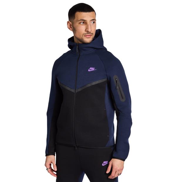 nike tech tracksuit navy