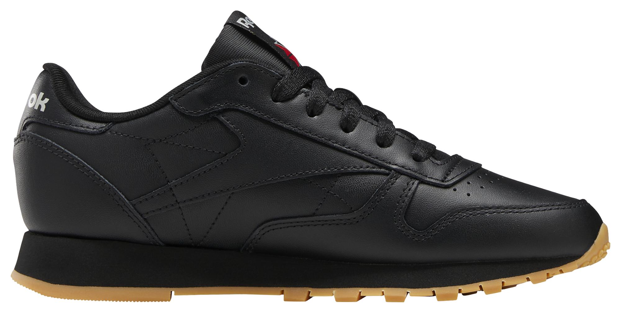 Reebok Classic Leather - Running Shoes in Black | Lyst