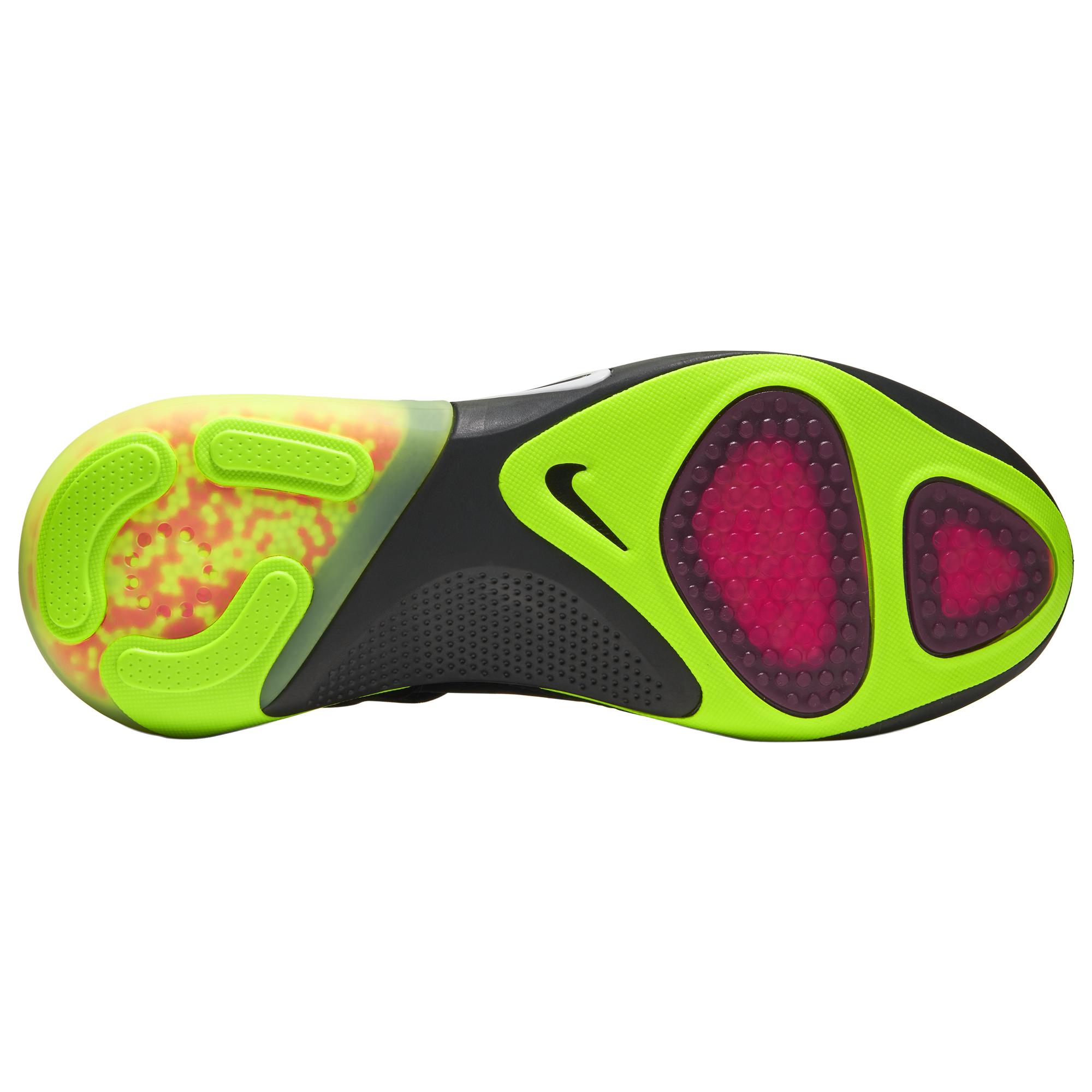 nike joyride run flyknit black electric green