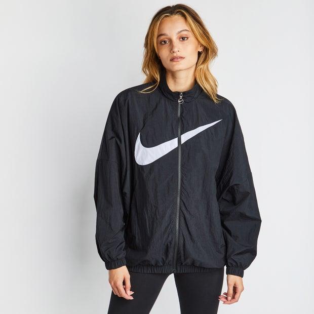 Long black nike jacket cheap