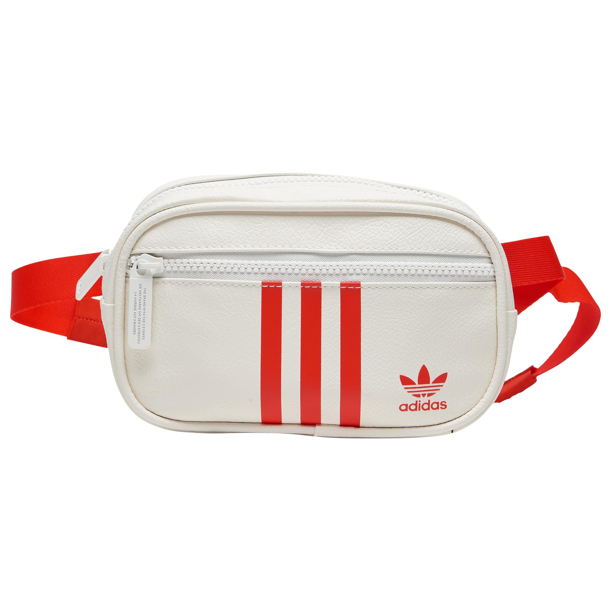 adidas Originals Pu Leather Vday Waist Pack Bag in White / Red (Red) for  Men - Lyst