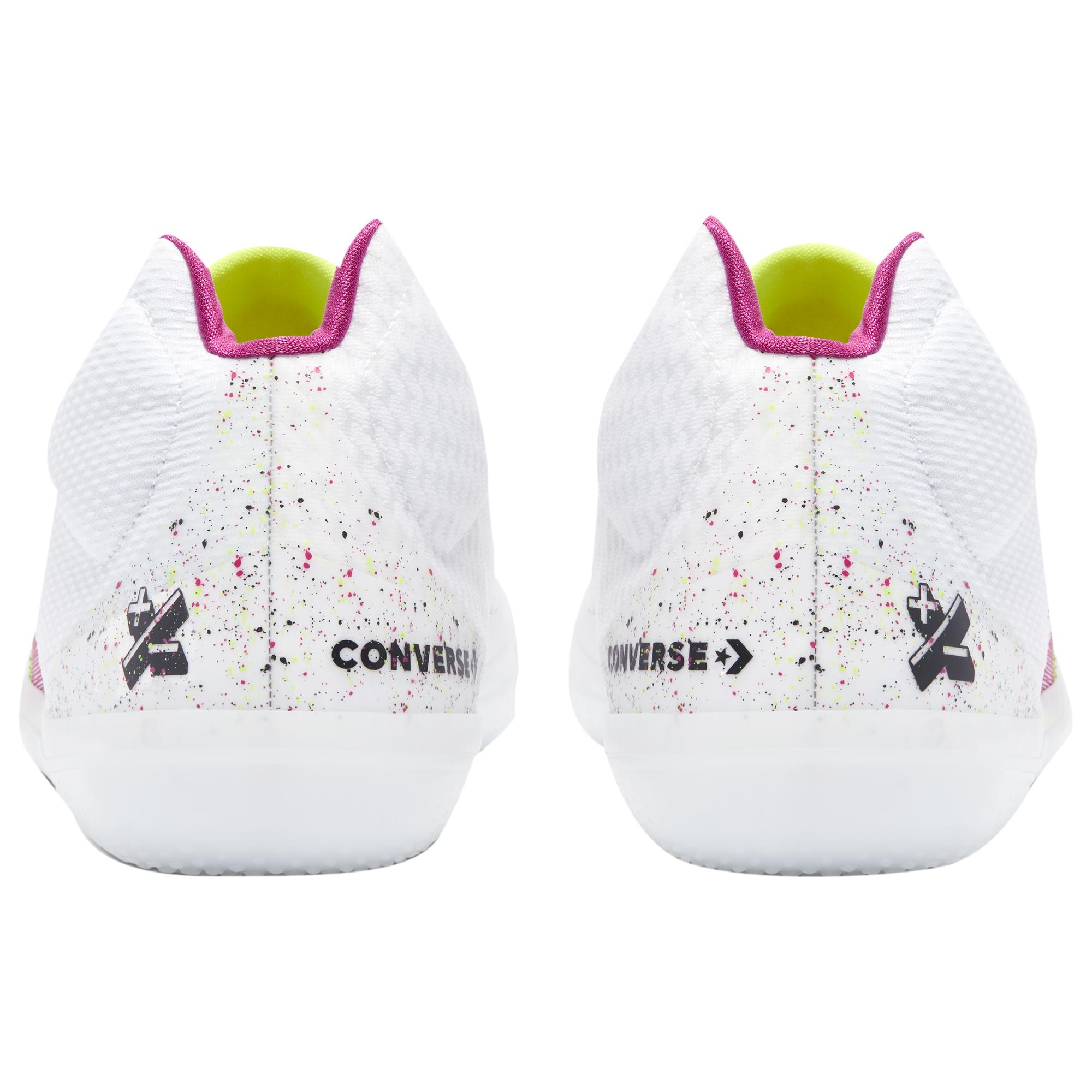 Converse Lace Allstar Bb Evo Mid Basketball Shoes in White/Yellow