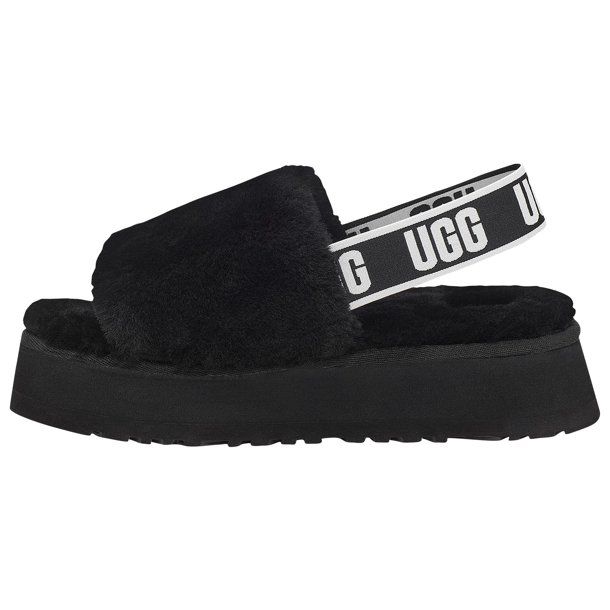 UGG Rubber Disco Slide - Shoes in Black/Black (Black) - Lyst