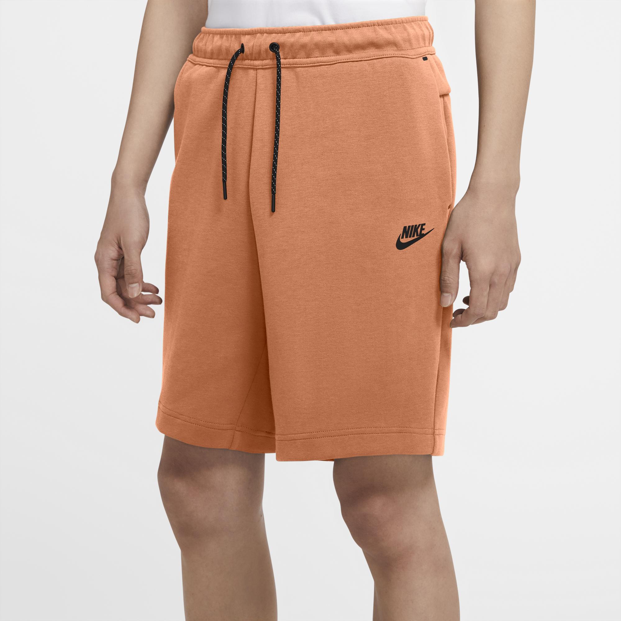 Nike Tech Fleece Shorts in Orange/Black (Orange) for Men - Save 23% - Lyst