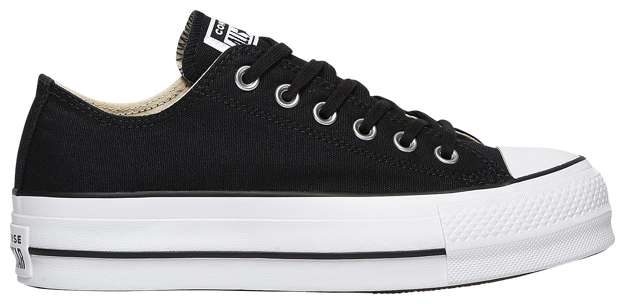 Converse Leather Ctas Lift Ox Sneakers in Black/White (Black) for Men -  Save 74% | Lyst