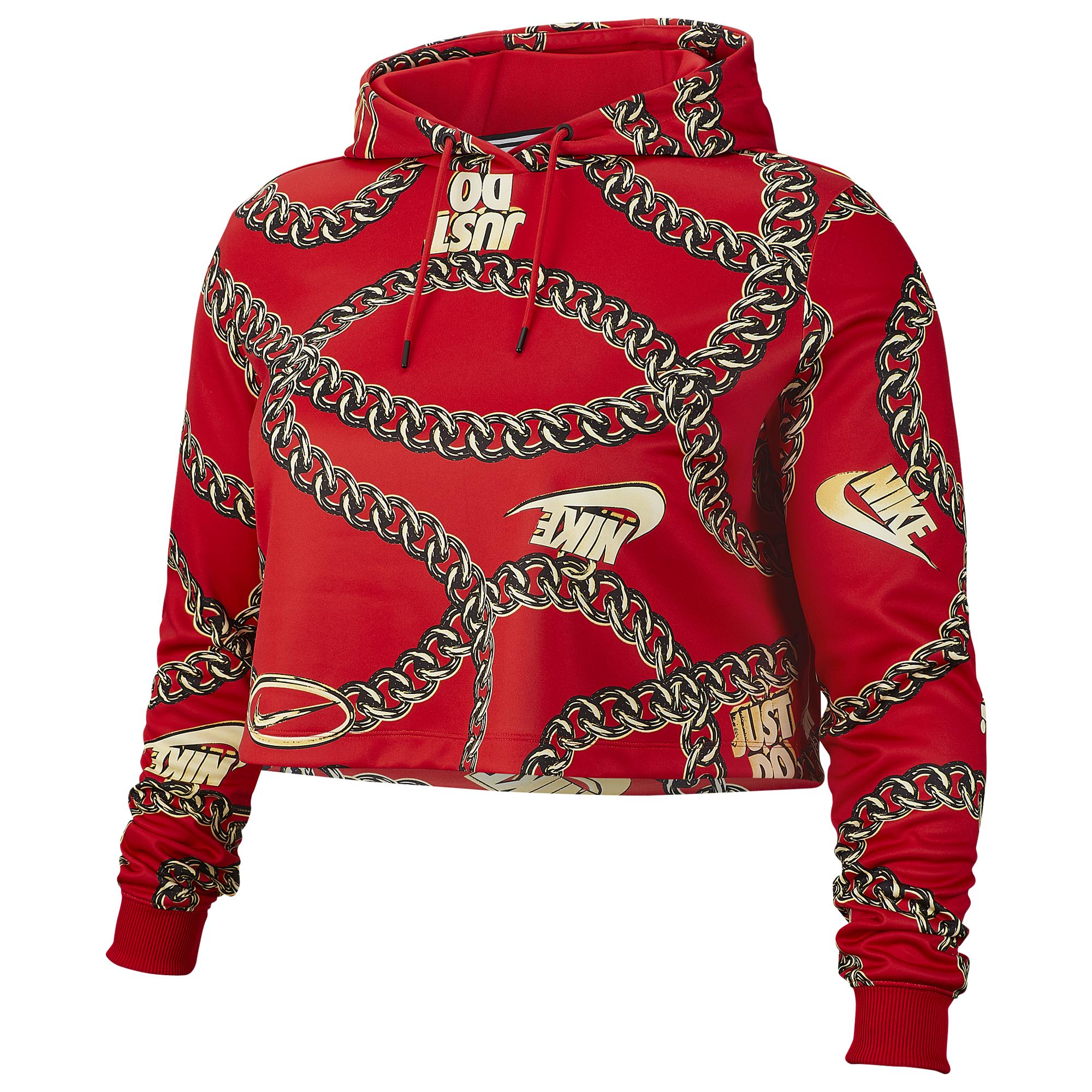 pink and gold nike hoodie