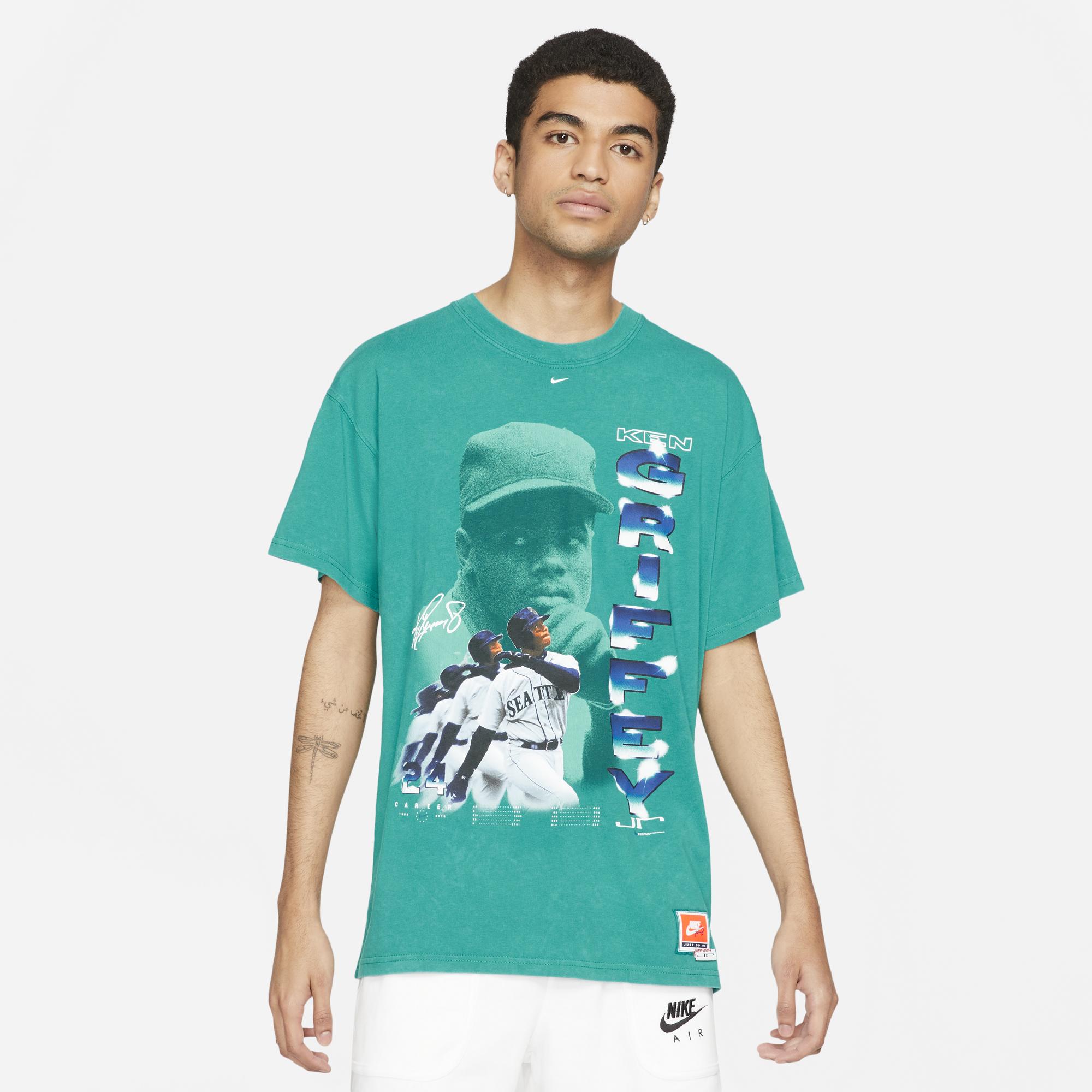 Nike Cotton Sportswear Max 90 T-shirt in Teal/Black (Green) for Men - Lyst
