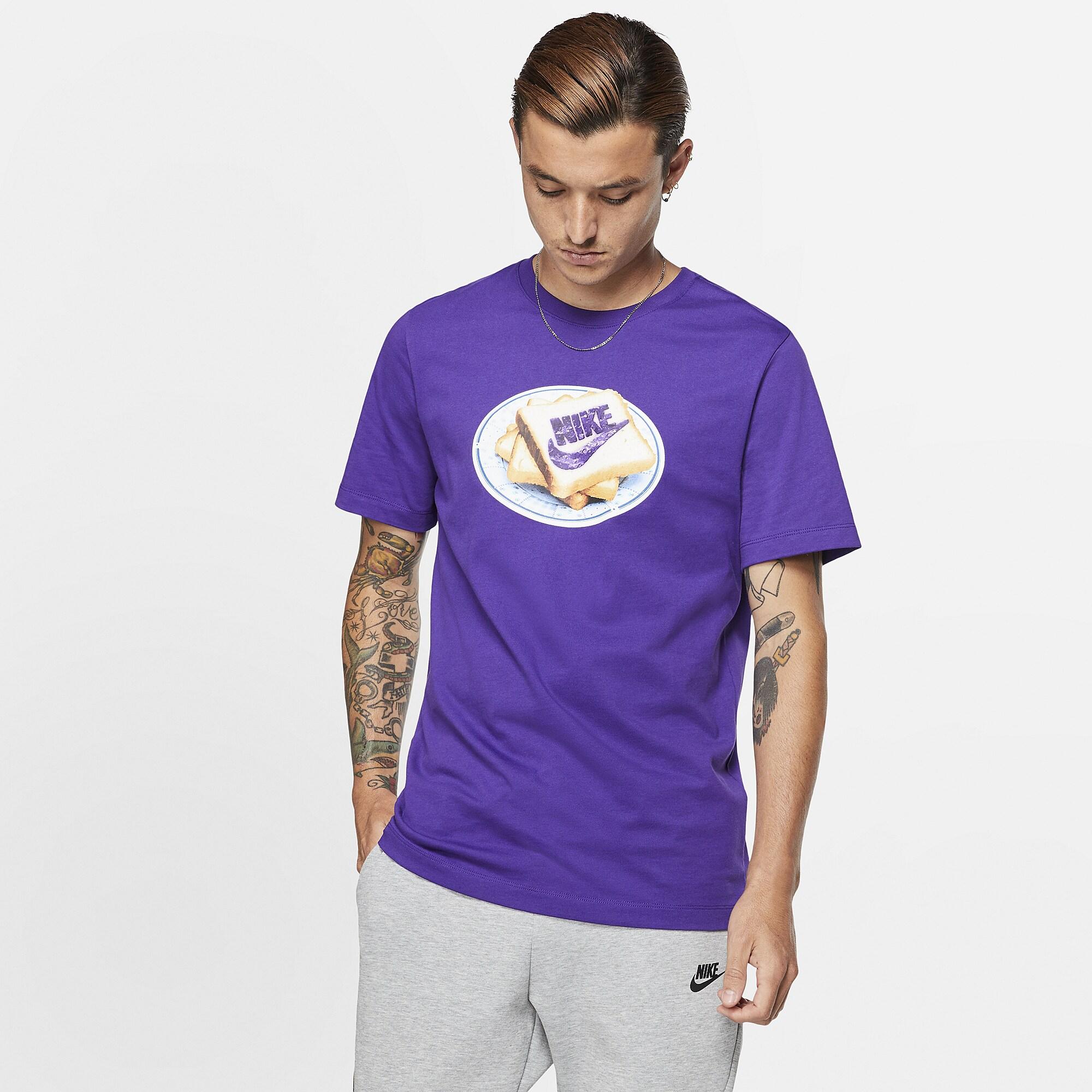 Nike Cotton Purple Jewel T-shirt for Men - Lyst