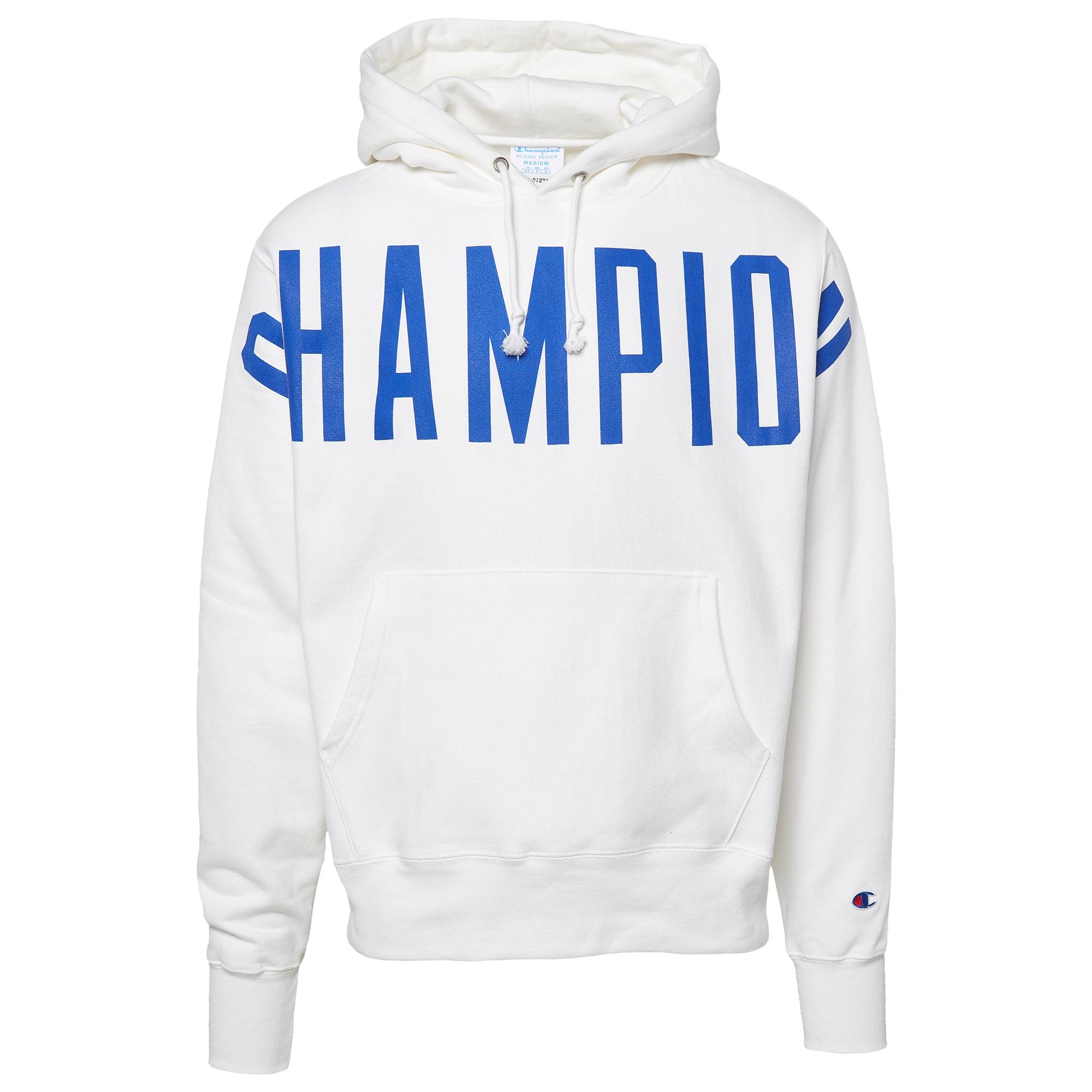 champion writing hoodie