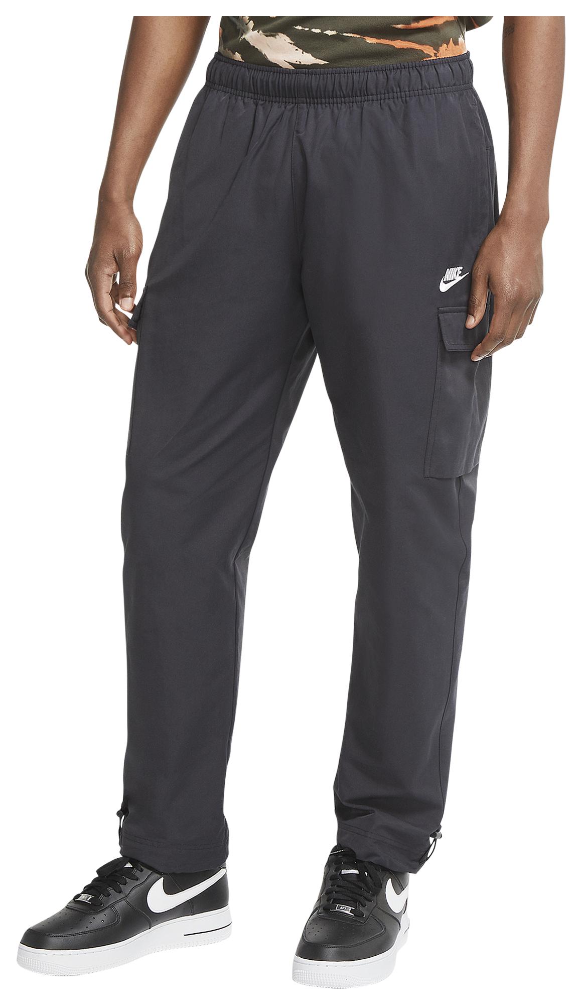 Nike Cotton City Edition Woven Players Pants in Black/White (Black Nike Cotton City Edition Woven Players Pants in Black/White (Black