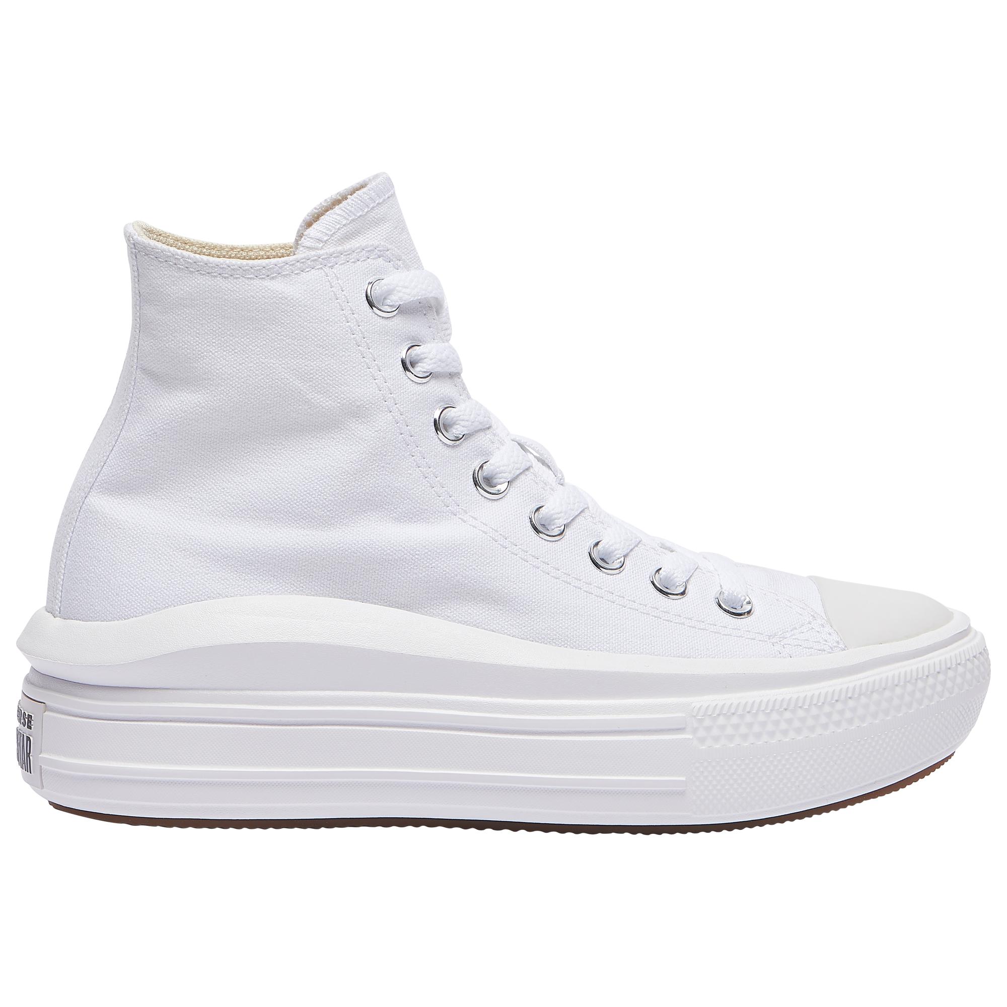Converse Canvas All Star Move Platform Hi - Shoes in Black/Natural Ivory/White (White) - Lyst