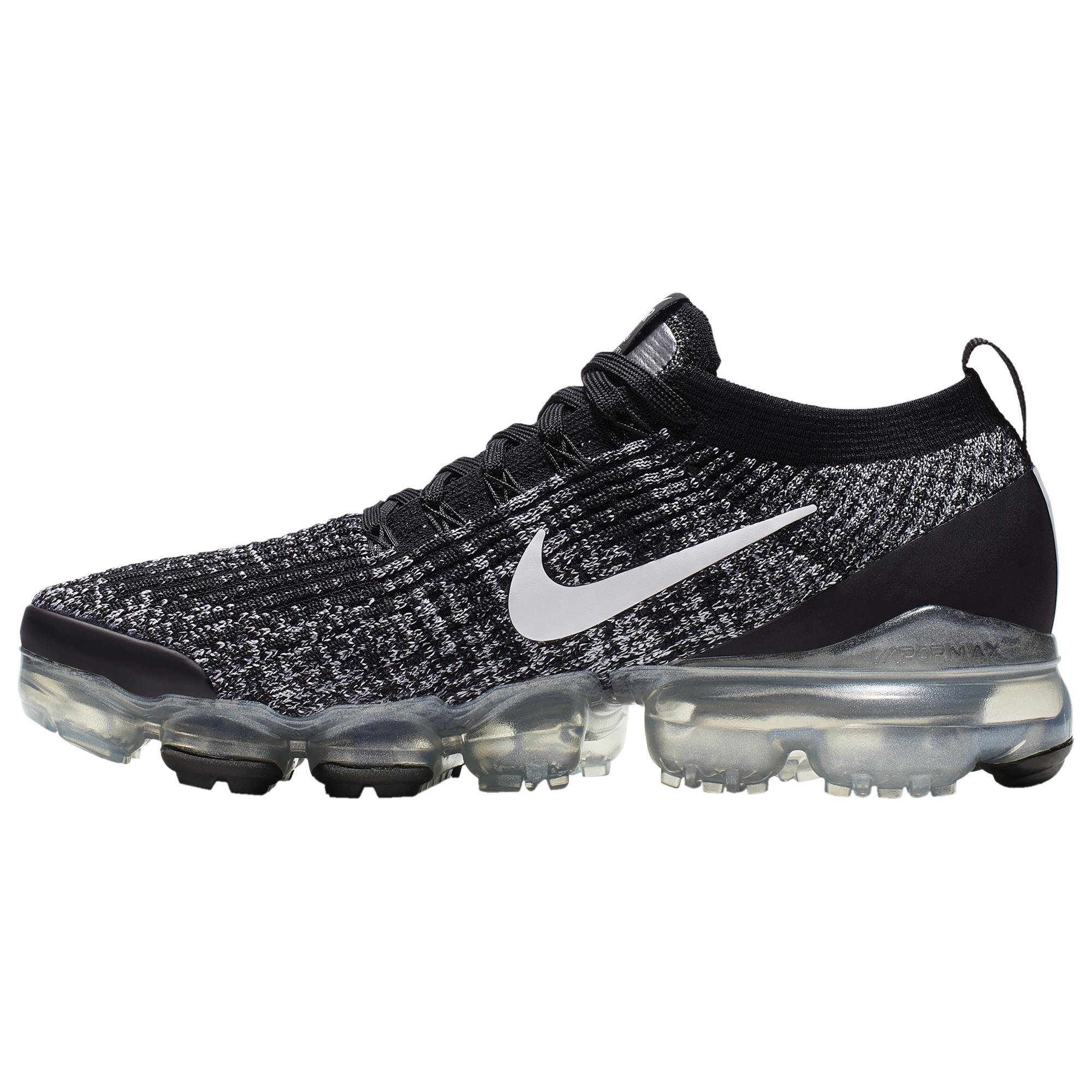 nike running vapormax flyknit 3.0 trainers in black