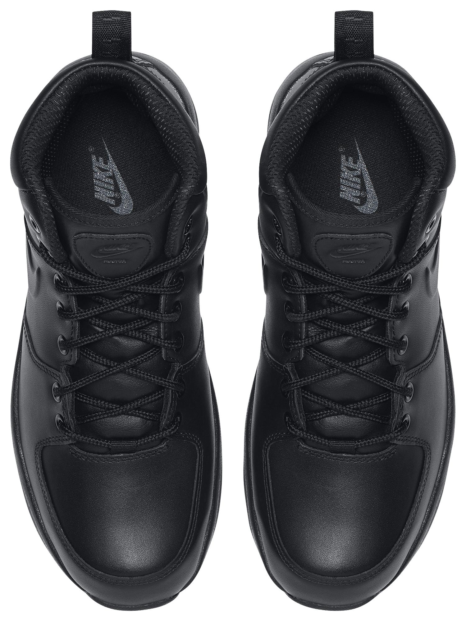 Nike Leather Manoa in Black/Black/Black (Black) for Men - Save 45% | Lyst