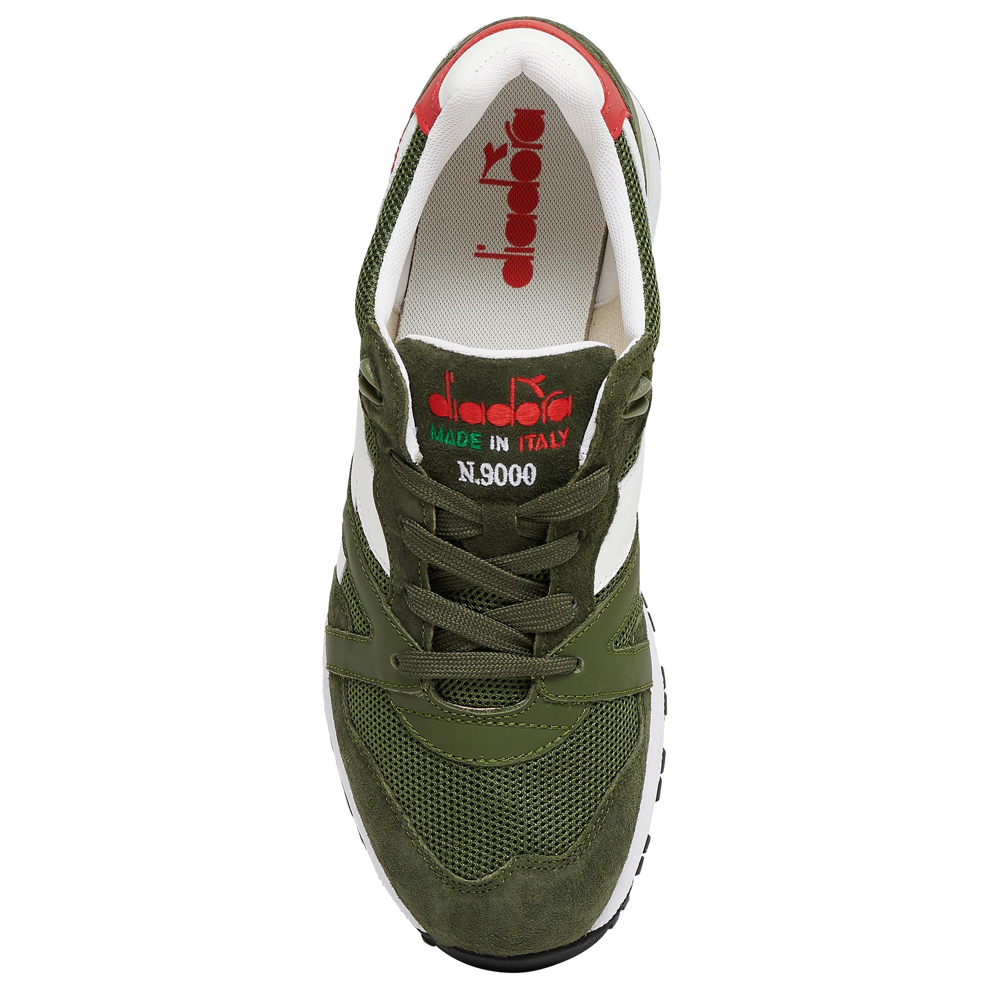diadora n9000 white green orange