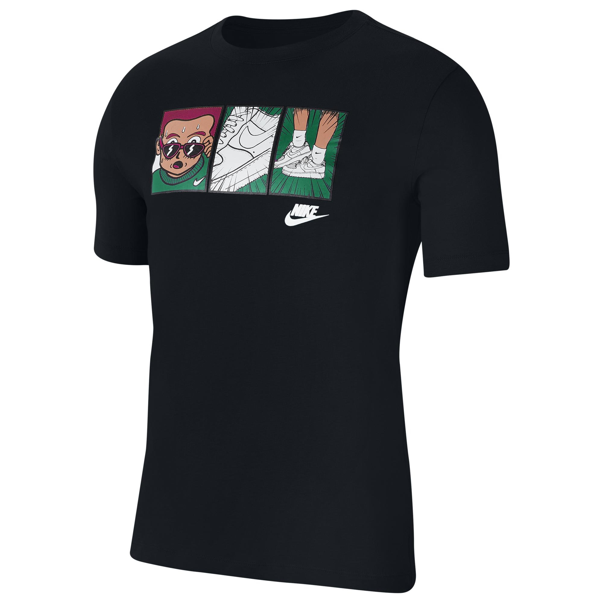 Nike Cotton Af1 Cartoon T-shirt in Black for Men - Lyst
