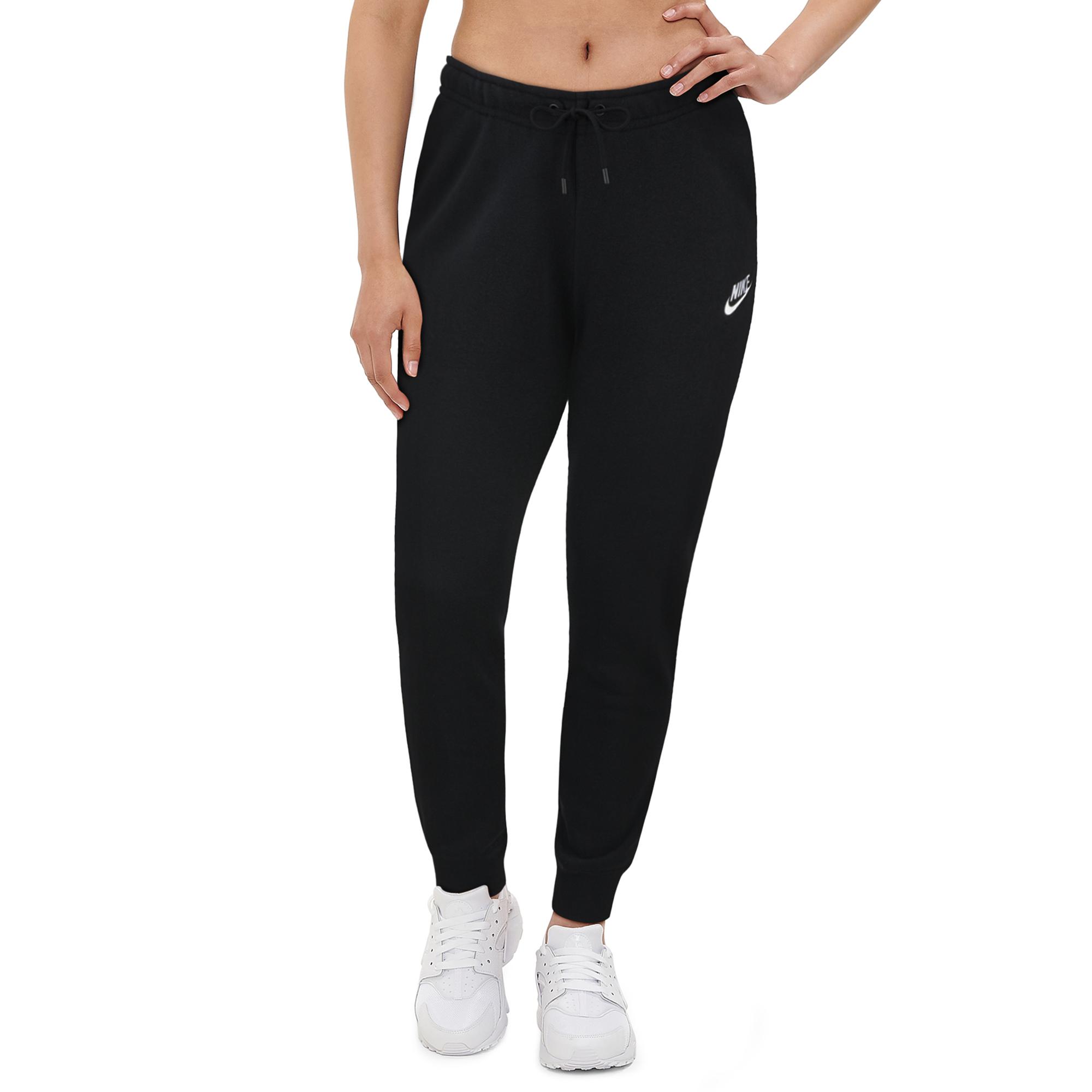 nike black essential joggers