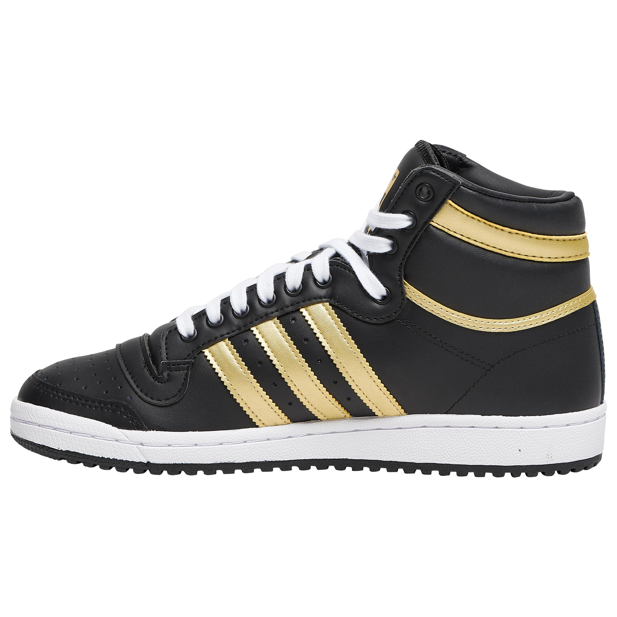 black and gold adidas top ten
