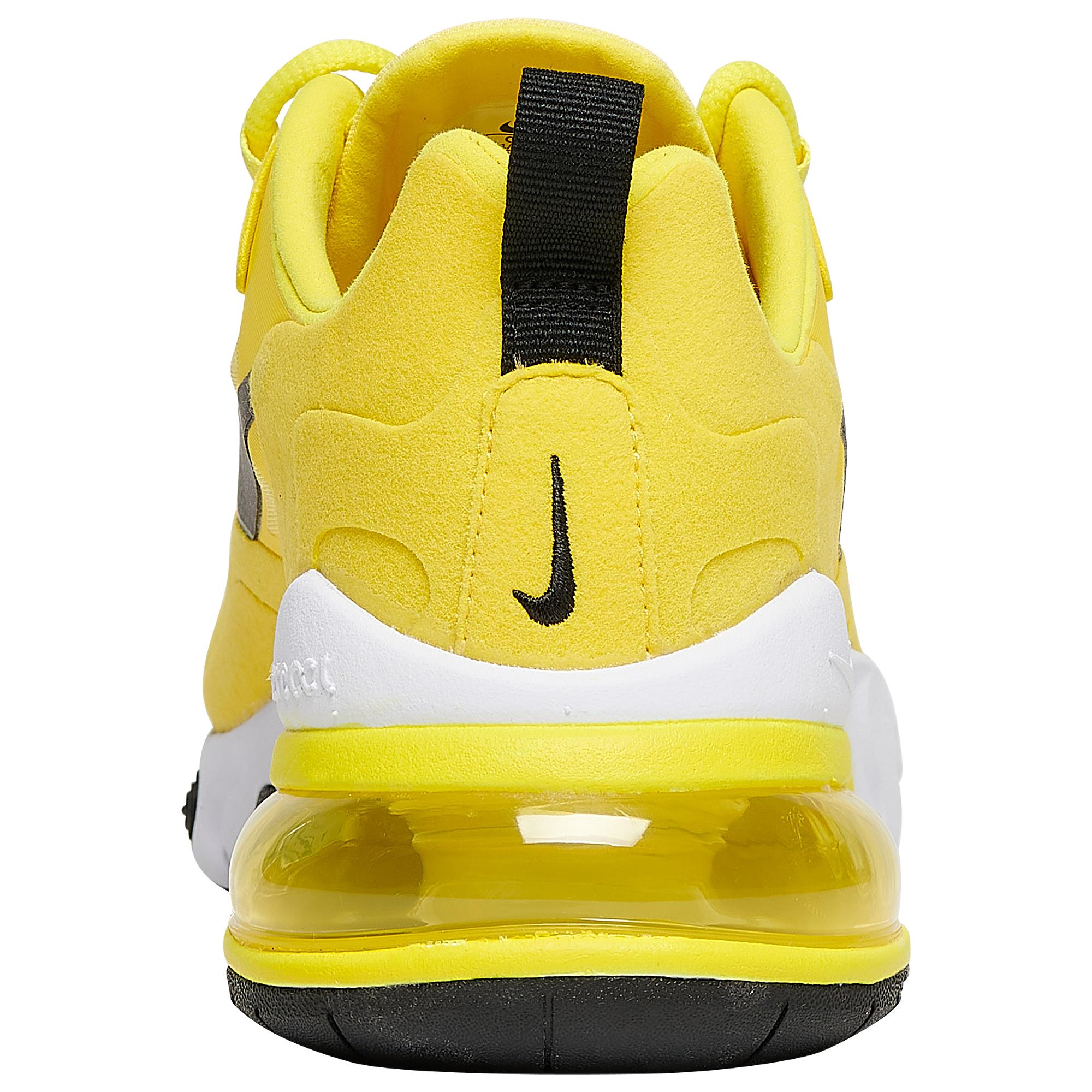 Nike yellow nike tennis shoes Air Max 270 React - Running Shoes in Yellow | Lyst