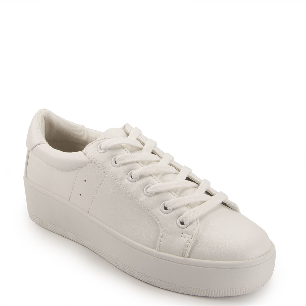 Steve madden Platform Sneaker in White | Lyst