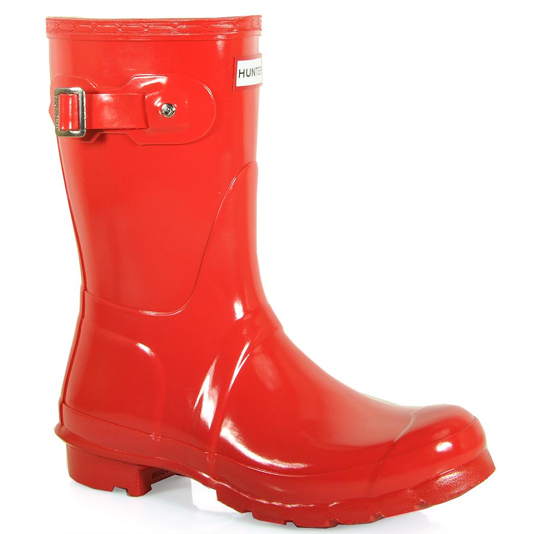 Lyst Hunter Rubber Rain Boot in Red