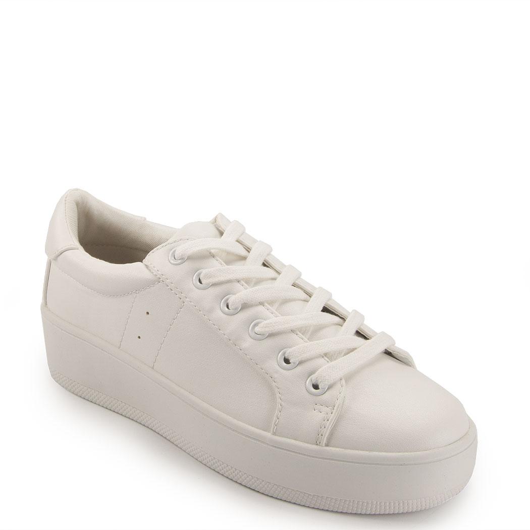 steve madden white canvas sneakers