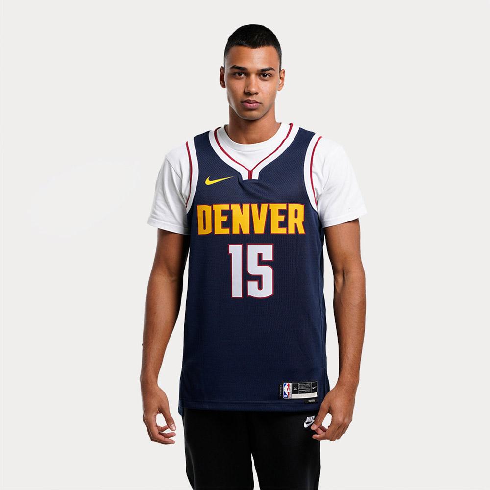 Nike Dri-fit Nba Denver Nuggets Edition Swingman Basketball Tank Top Blue for Men |