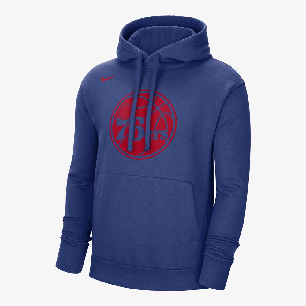 Nike Nba Philadelphia 76ers Essential Fleece Pullover Hoodie in Blue ...