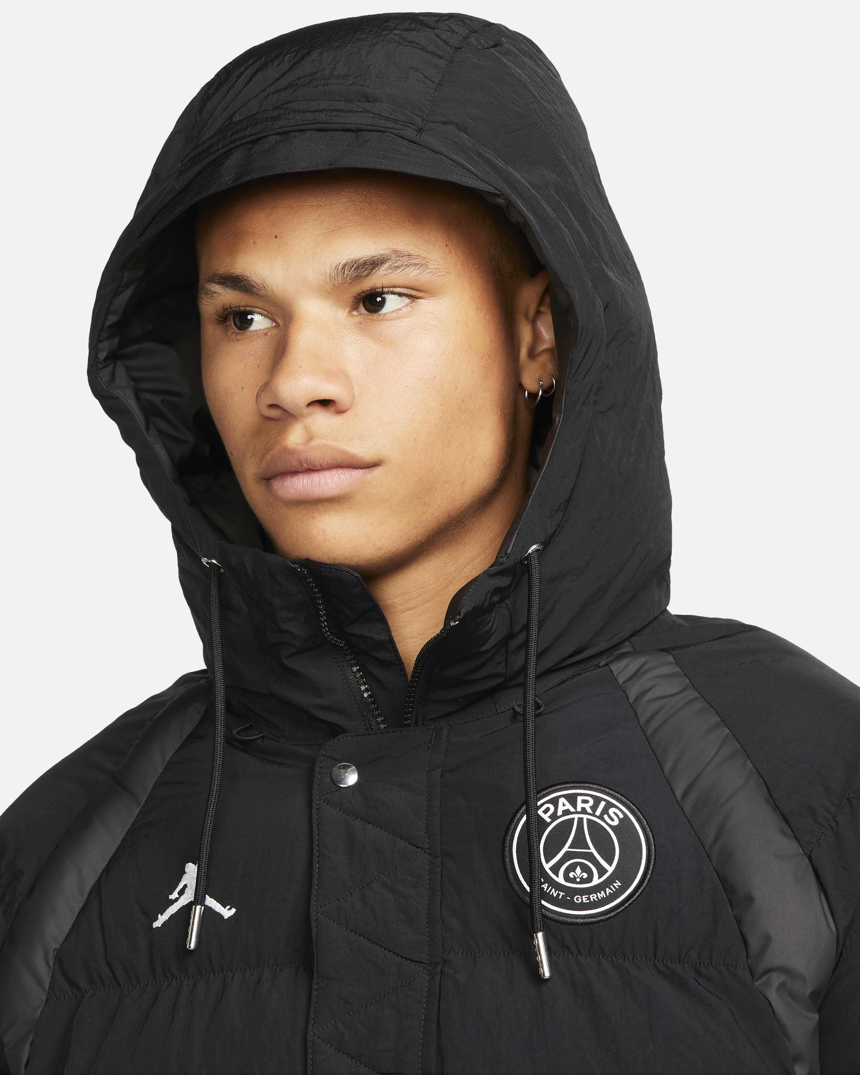Nike Paris Saint-germain Puffer Jacket in Black for Men | Lyst