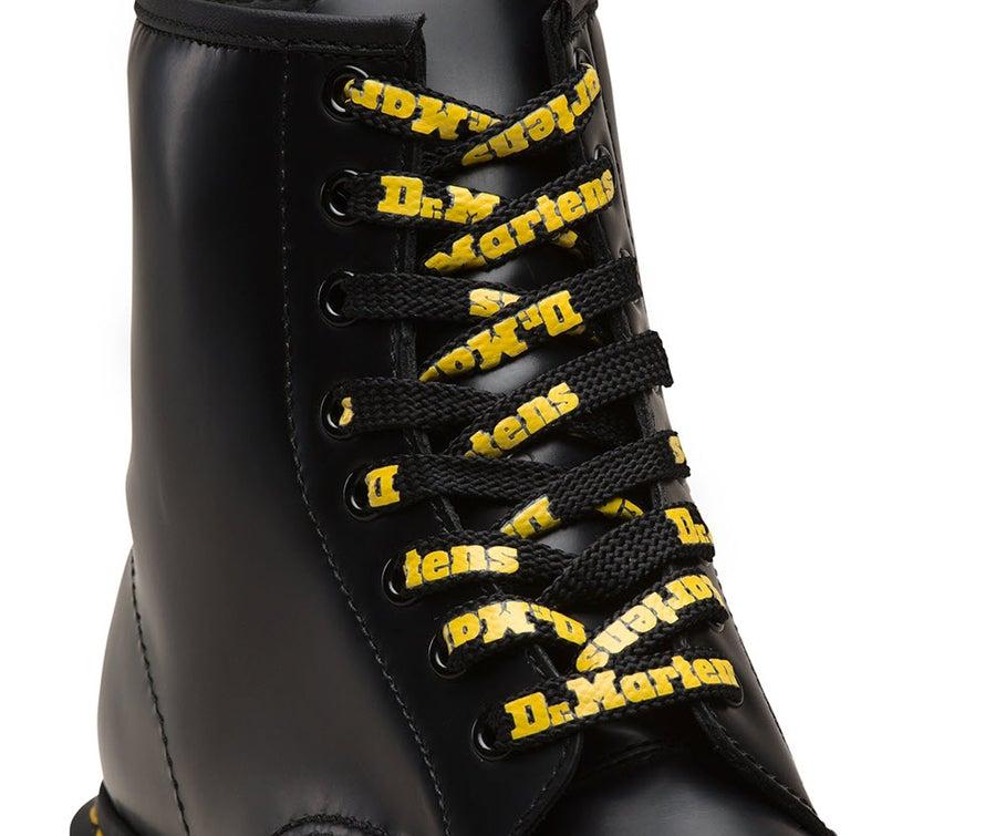 Dr. Martens 140 Cm Logo Shoelaces in Black for Men | Lyst
