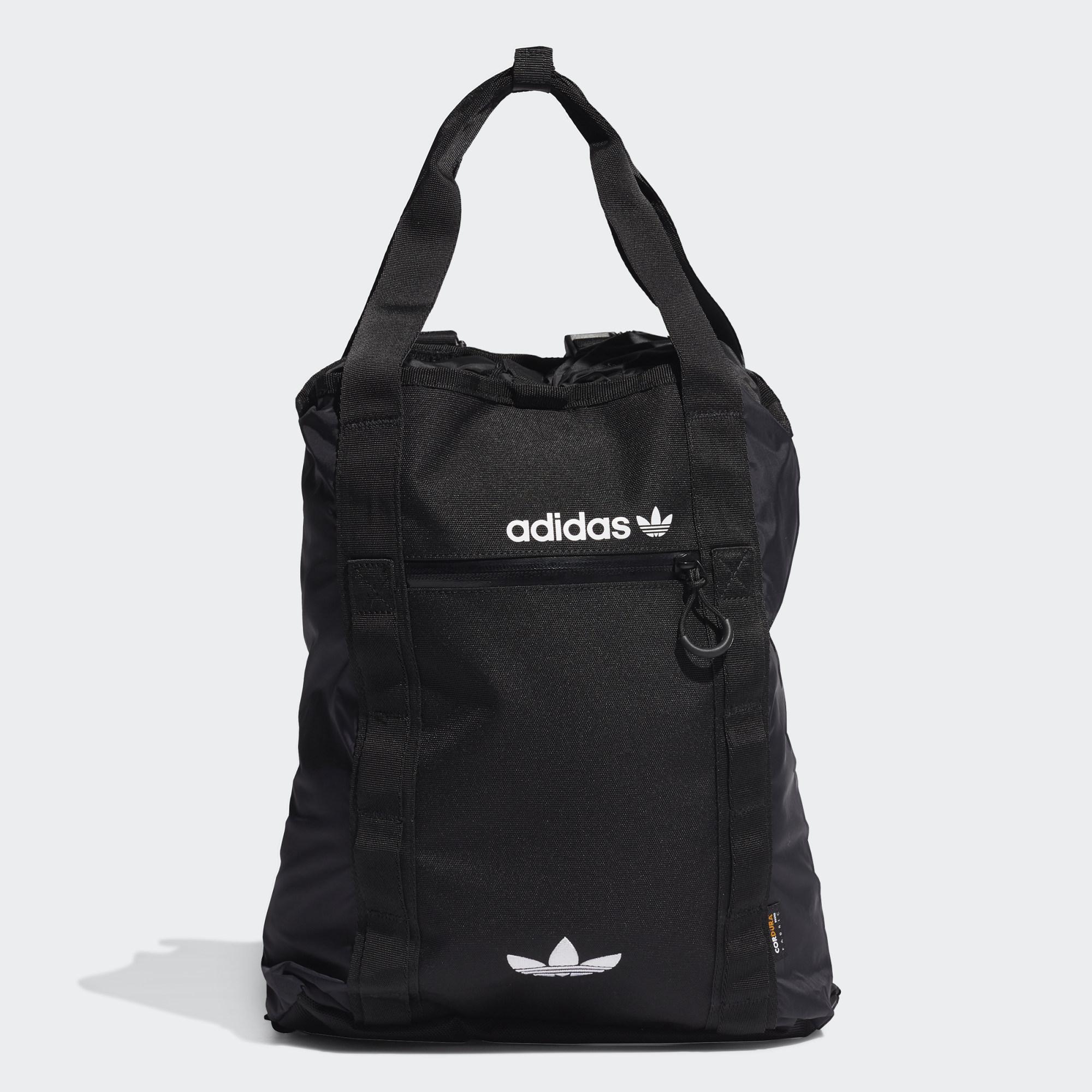 adidas Originals Adventure Cordura Cinch Tote Bag in Black | Lyst