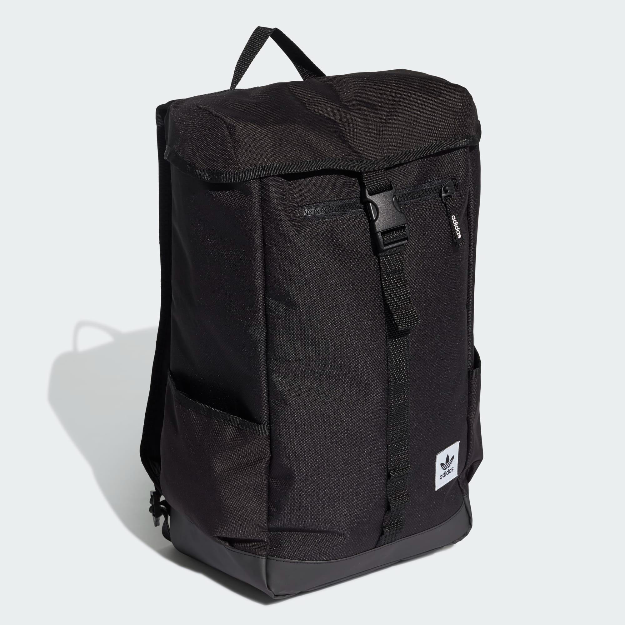 adidas Originals Premium Essentials Top Loader Backpack in Black | Lyst