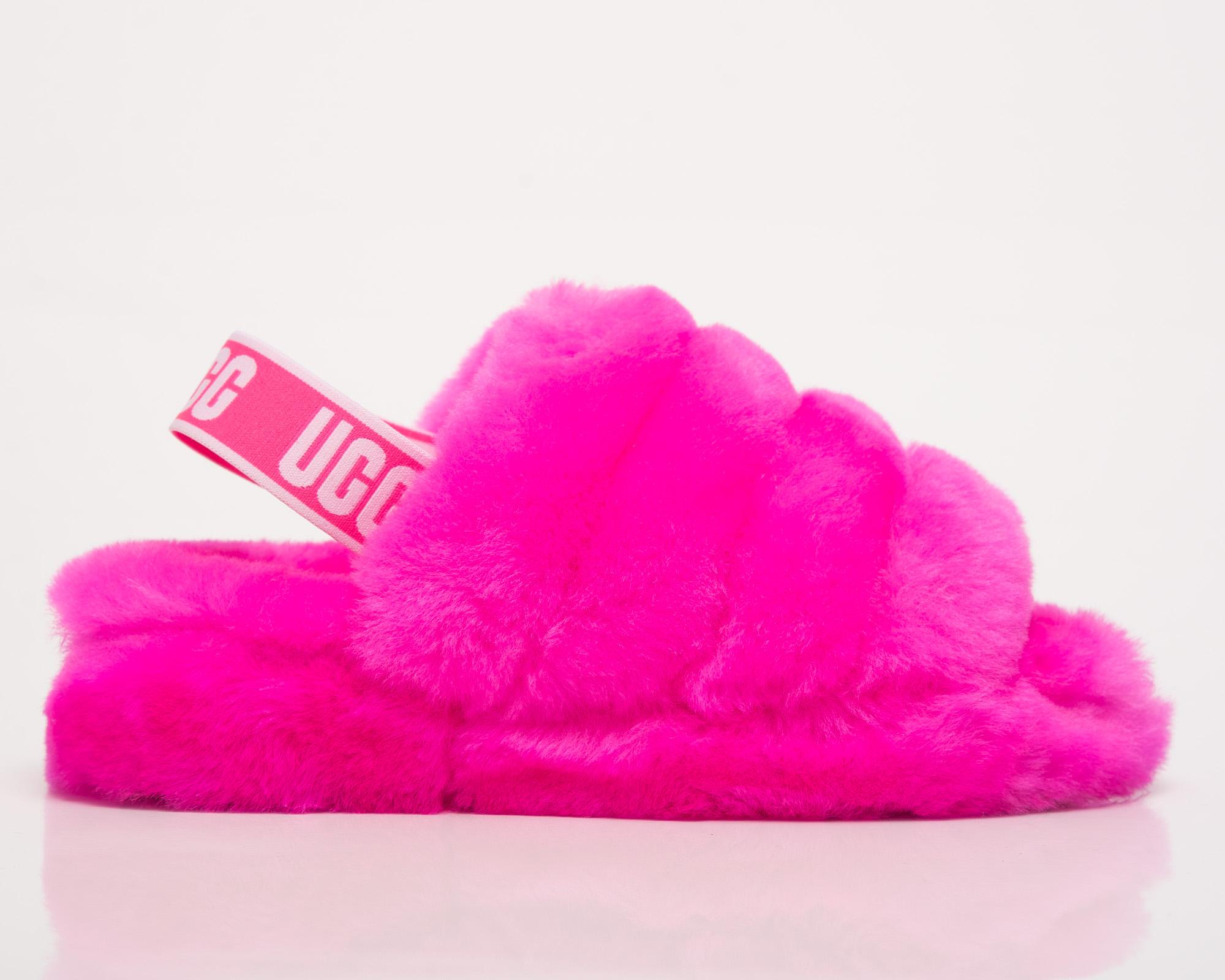 UGG Fluff Yeah Slide in Pink | Lyst