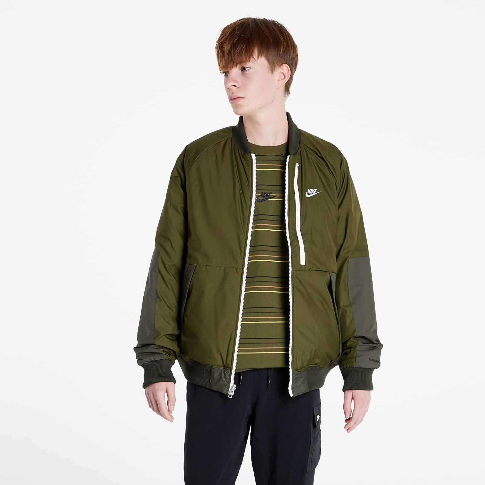 Nike Sportswear Therma-fit Legacy M Reversible Bomber Rough Green/ Sequoia/  Sail for Men | Lyst