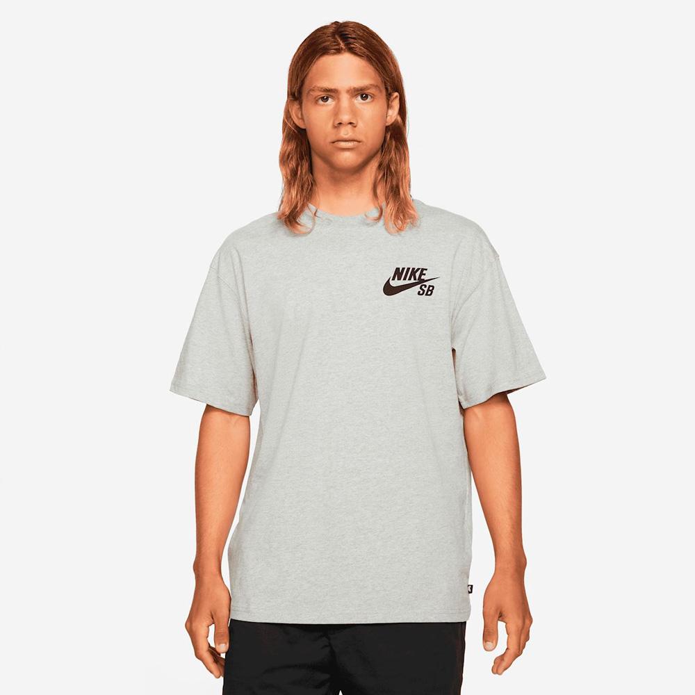Nike Sb Logo Skate Ss Lifestyle T-shirt in Gray for Men | Lyst