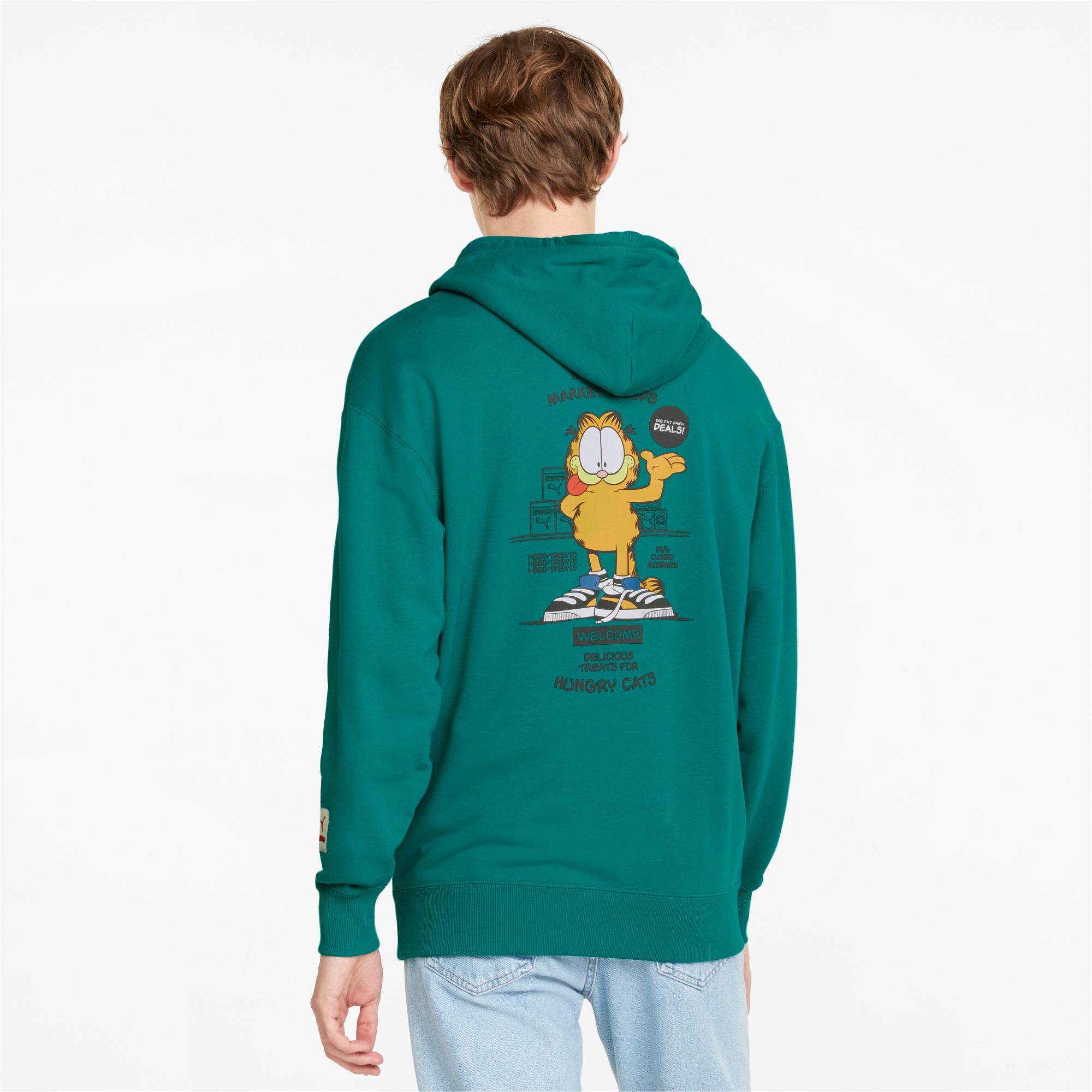 PUMA X Garfield Hoodie in Green for Men | Lyst