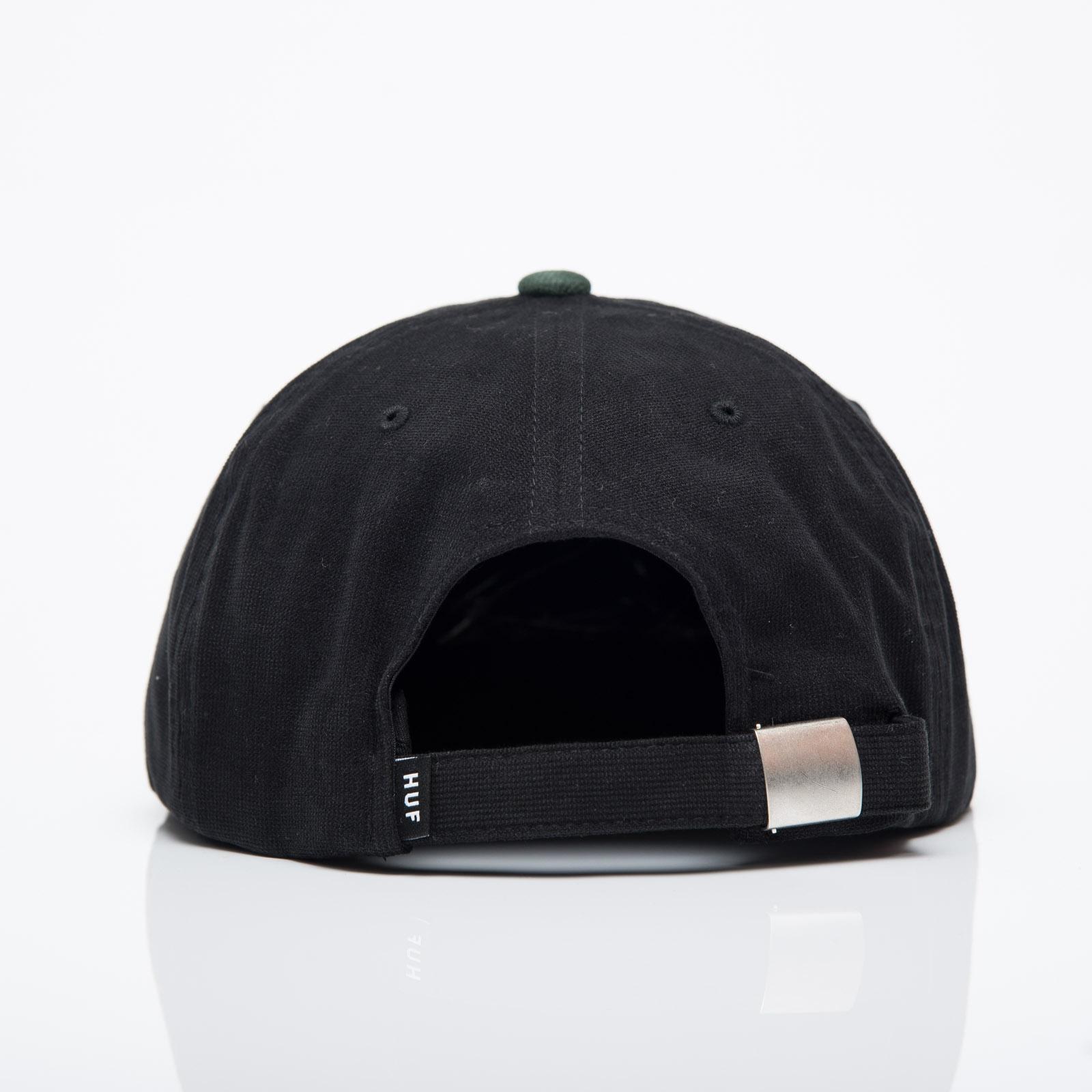 Huf Shake 6 Panel Cap in Black for Men 