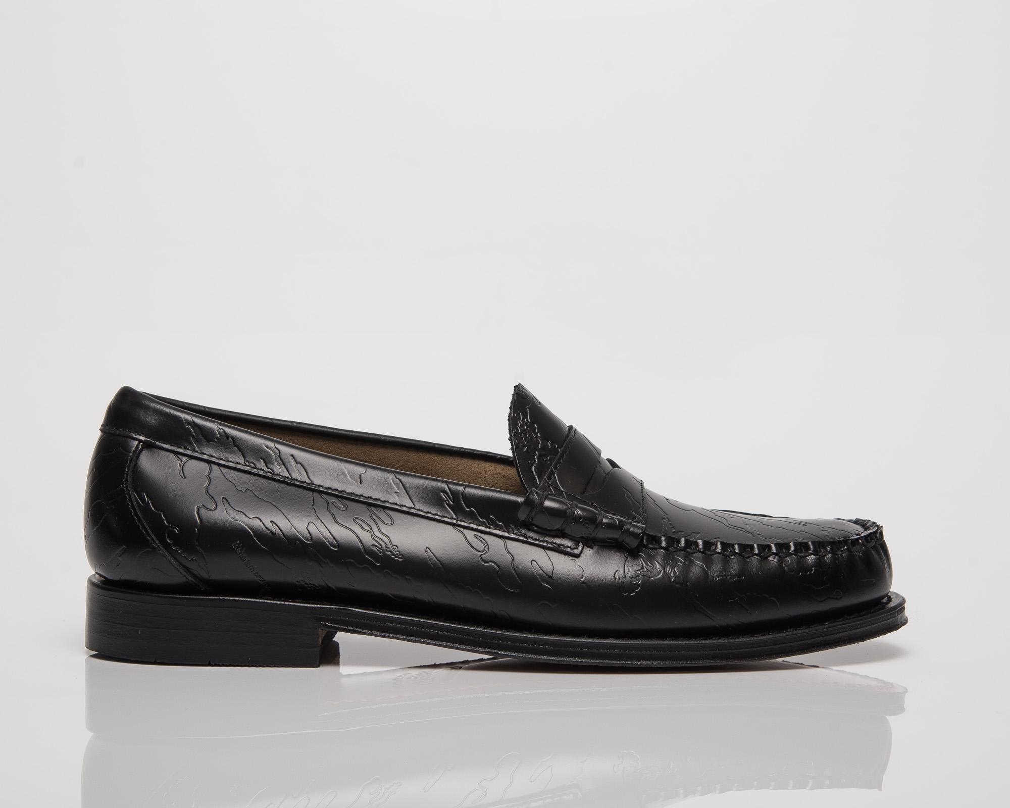 G.H. Bass & Co. G.h Bass & Co Weejuns Heritage Larson Maharishi Emb in Black for Men Lyst