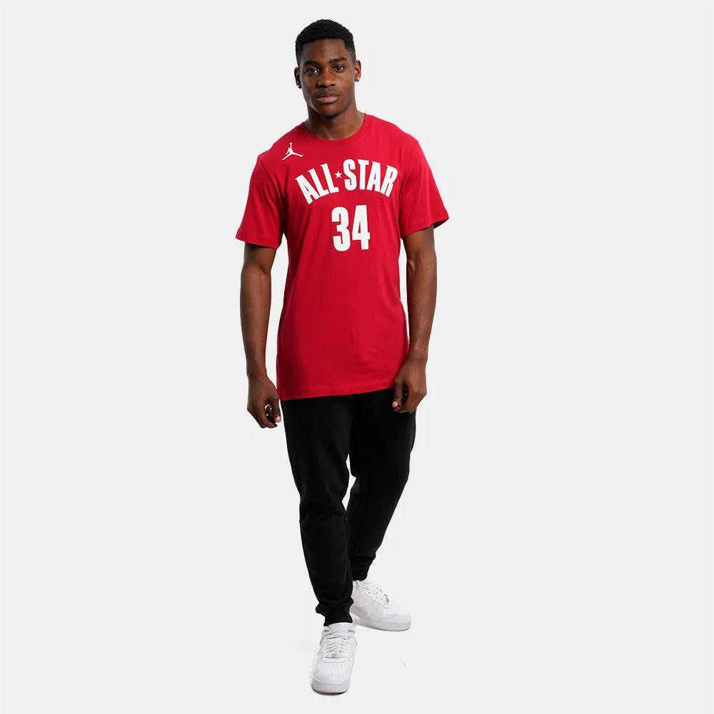 Nike Nba Giannis Antetokounmpo All-star Essential Ss Basketball T-shirt in  Red for Men | Lyst