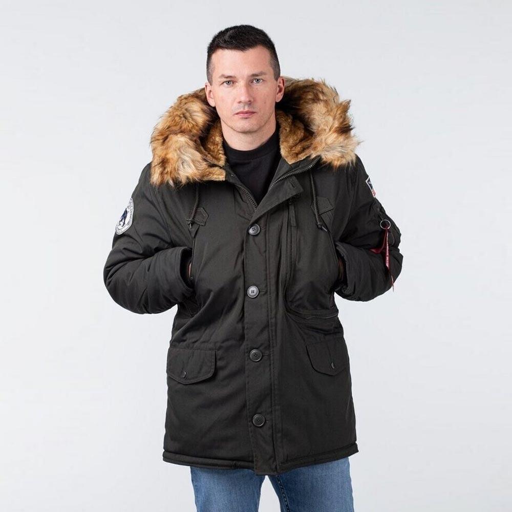 Alpha Industries Polar Jacket in Black for Men | Lyst